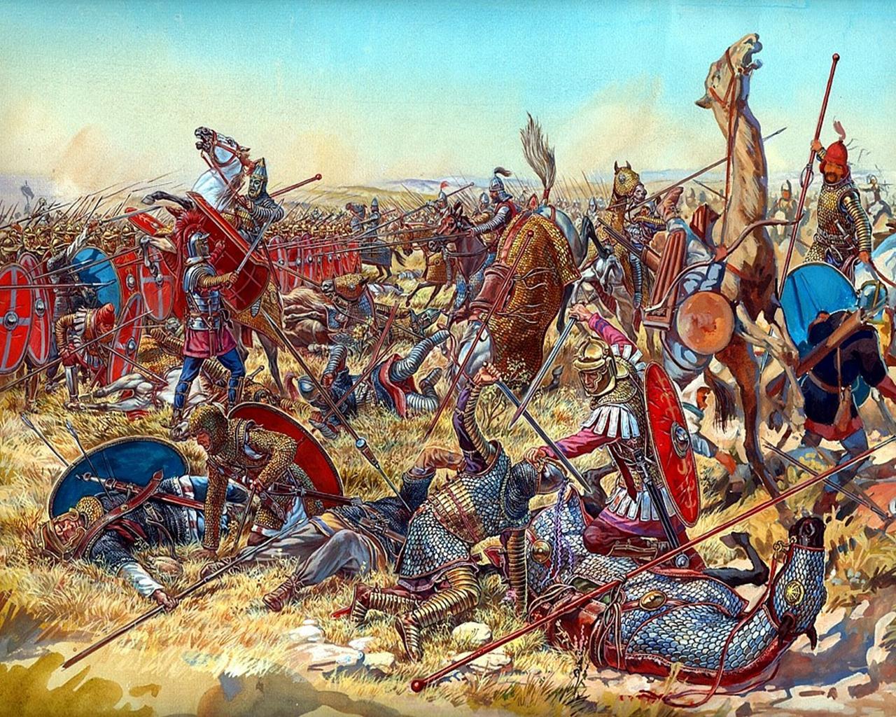 1280x1024 Parthians Vs Romans