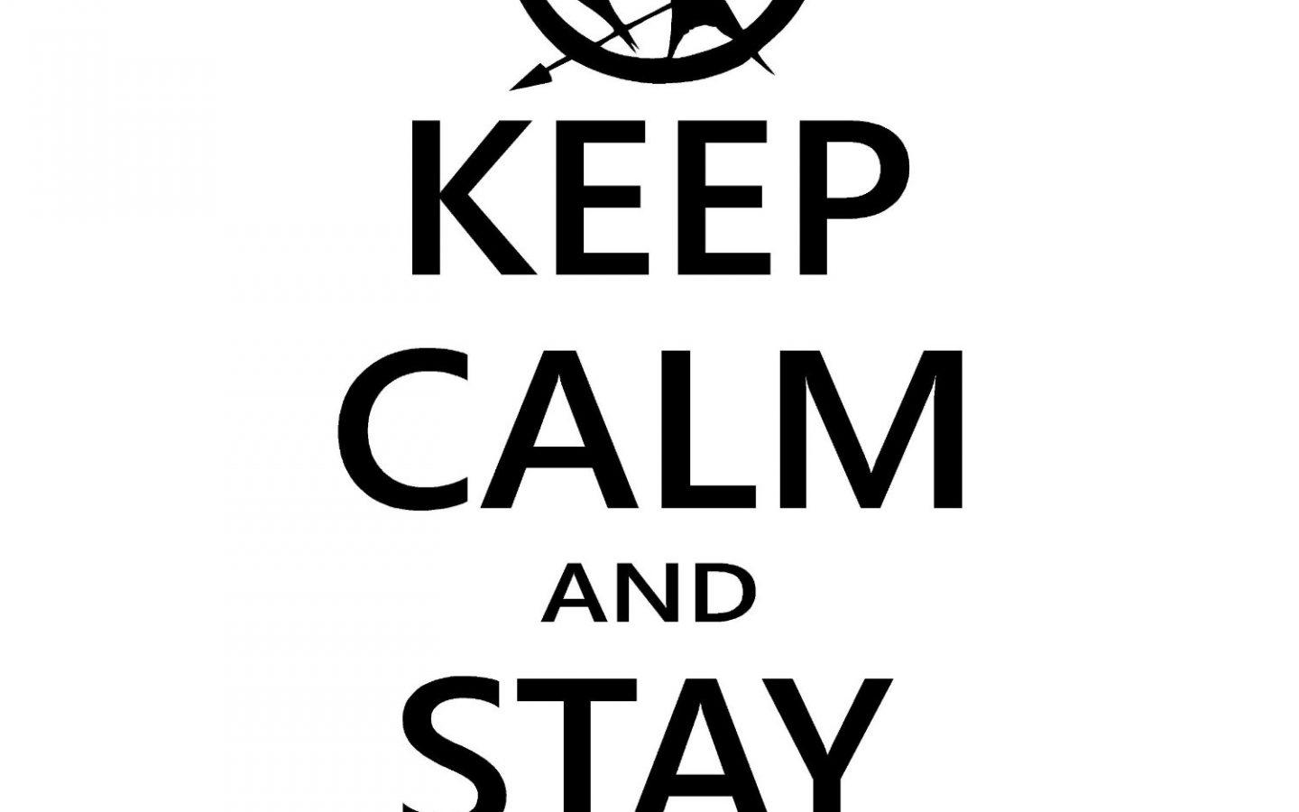 1440x900 Hunger Games Quotes Wallpaper Widescreen Dodskypict Calm And Carry HD Wallpaper