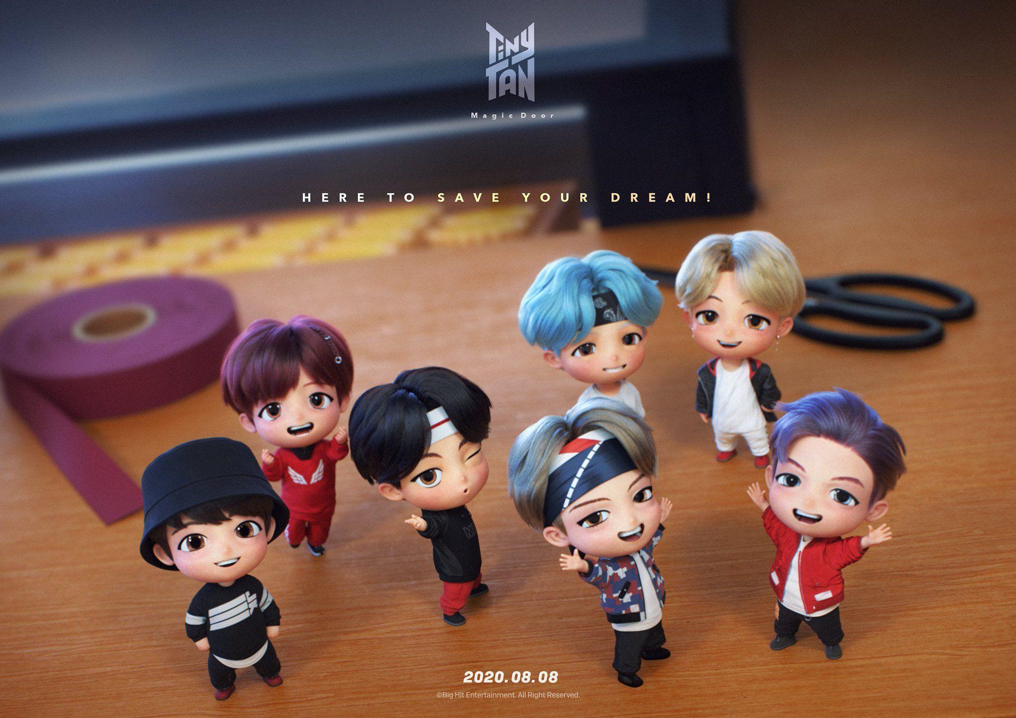2048x1448 BTS Tiny Tan Laptop Wallpaper