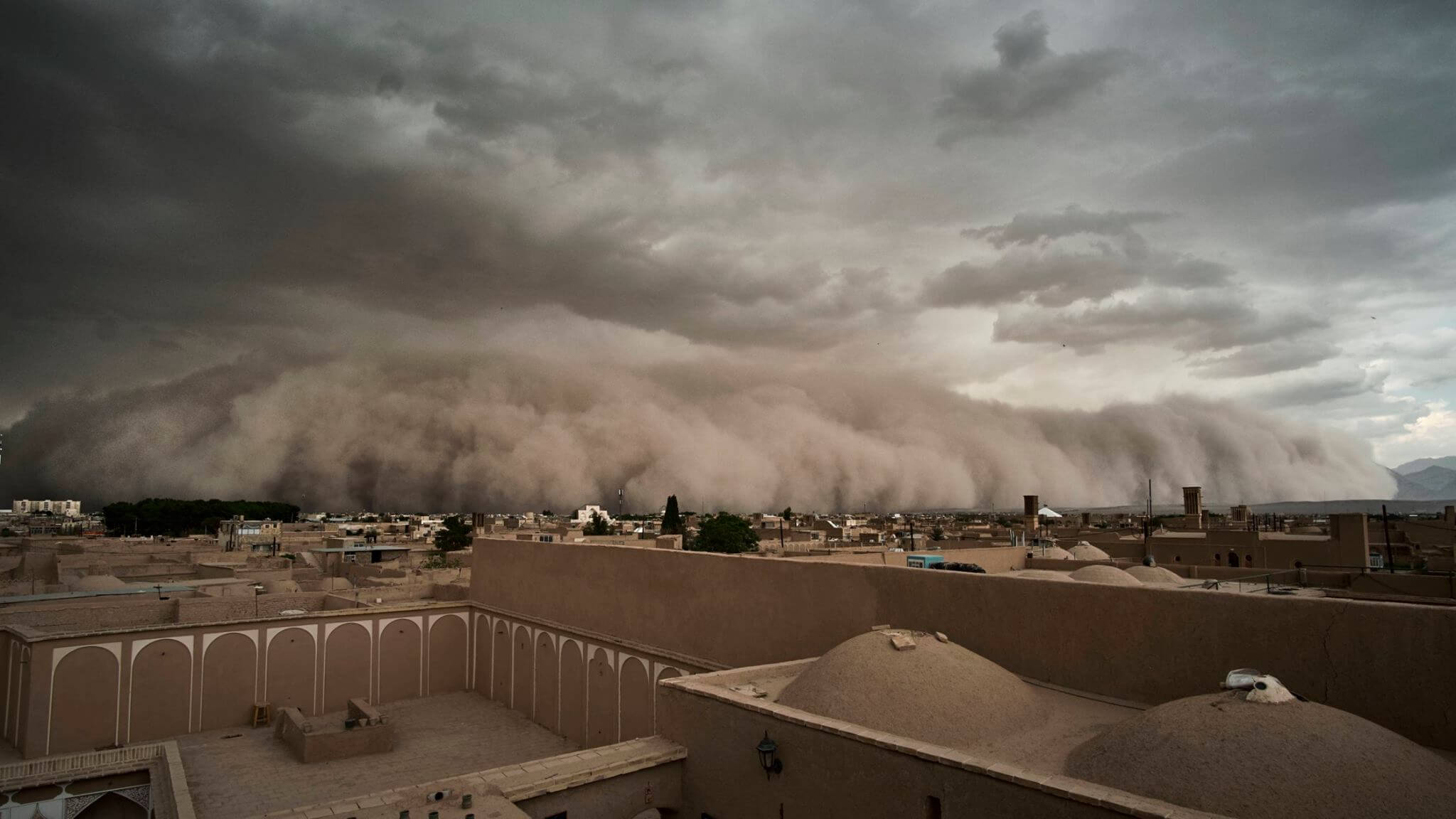 2048x1152 Yazd, biggest desert city in the world. See You in Iran