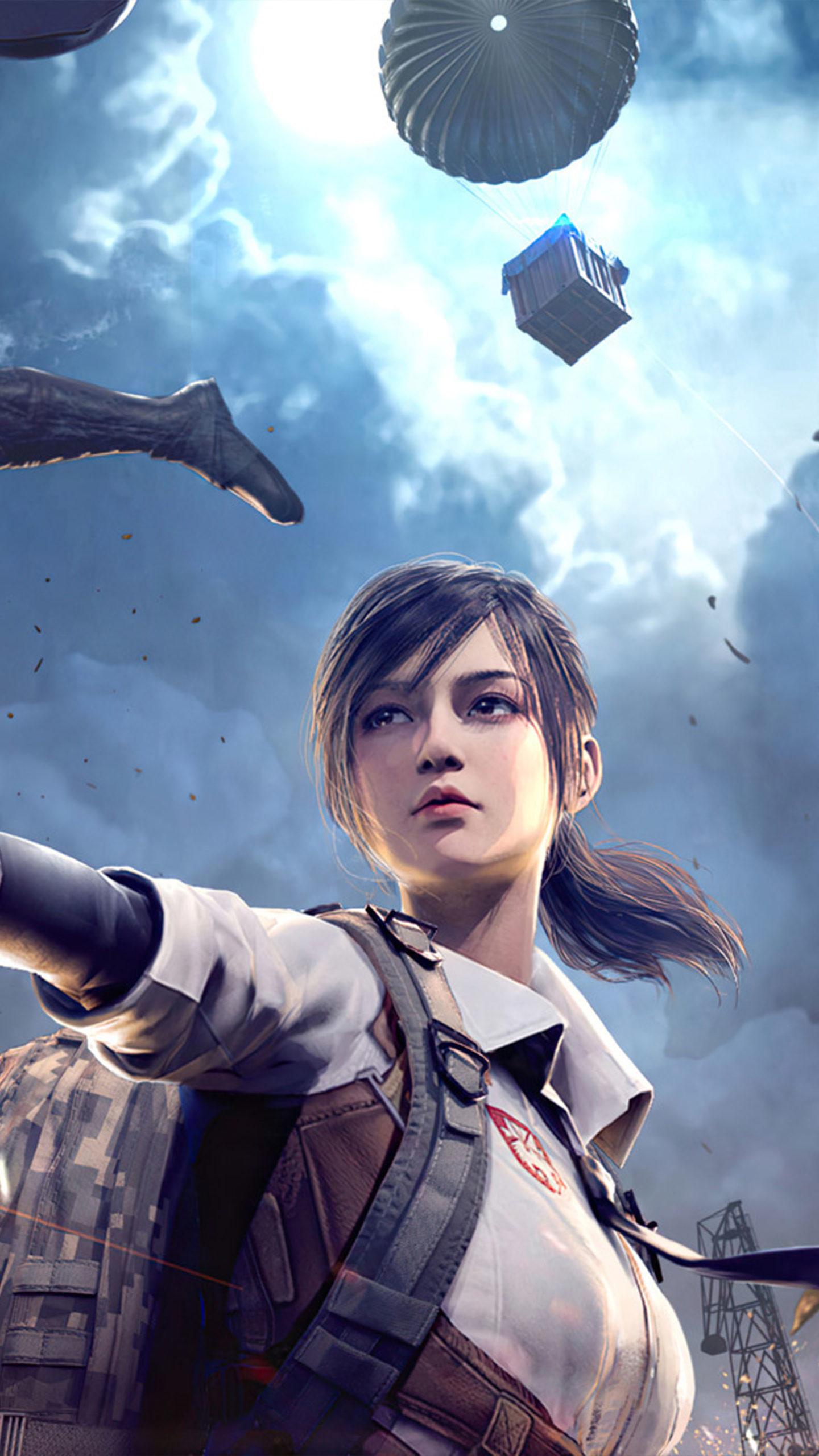 1440x2560 PUBG Girl New Era 4K Ultra HD Mobile Wallpaper