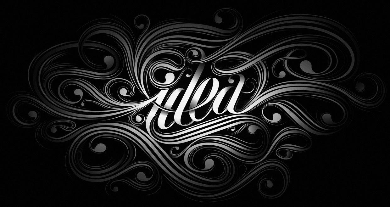 1240x658 Inspiring & Innovative Typography Design Posters / Background