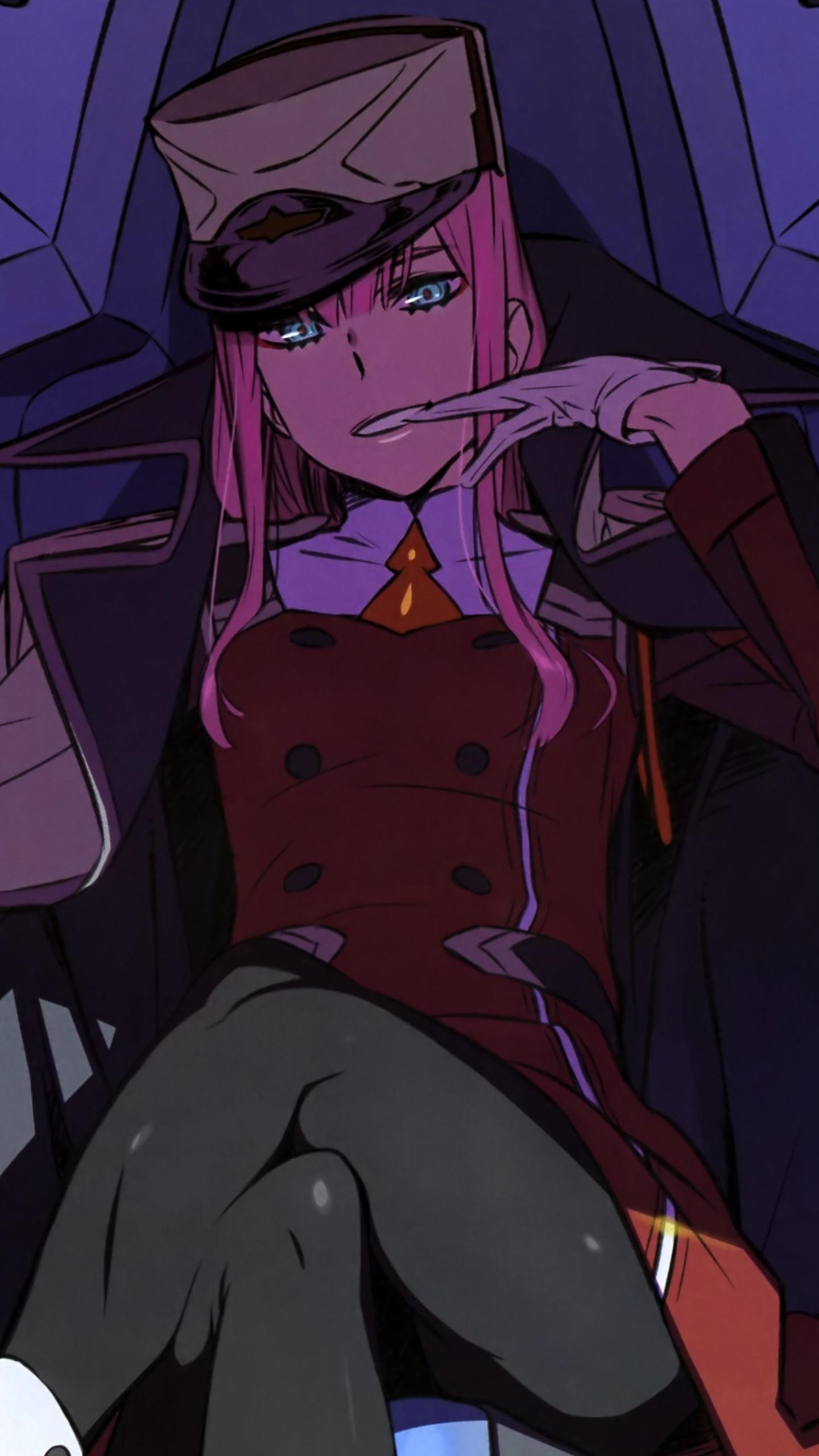 1440x2560 Zero Two Anime Wallpaper