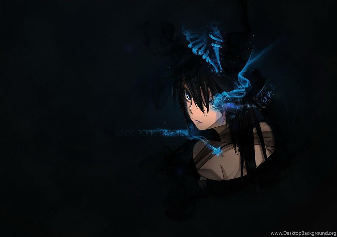 1280x900 Anime Girl Is Black Rock Shooter Wallpaper Desktop Background
