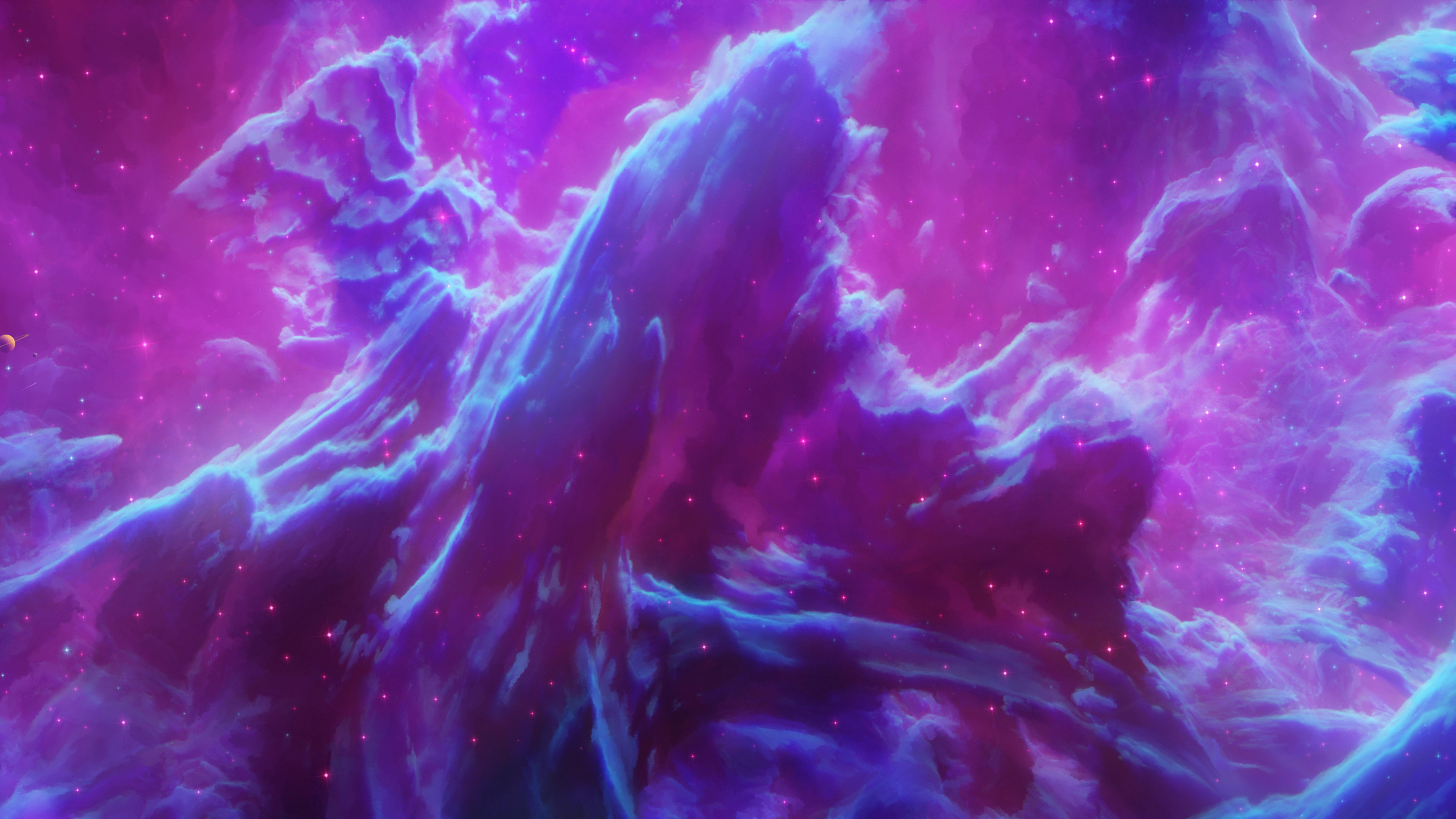 7680x4320 Purple Space Stars 8k 8k HD 4k Wallpaper, Image, Background, Photo and Picture