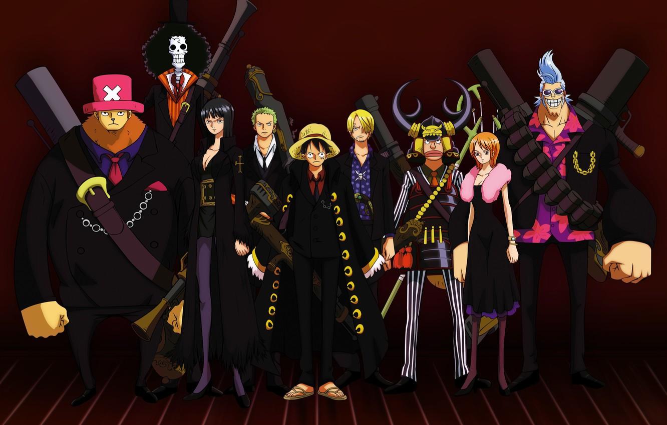 1332x850 Wallpaper sake, sword, gun, game, Chopper, One Piece, pirate, weapon, anime, katana, Robin, captain, samurai, asian, shooter, suit image for desktop, section сёнэн