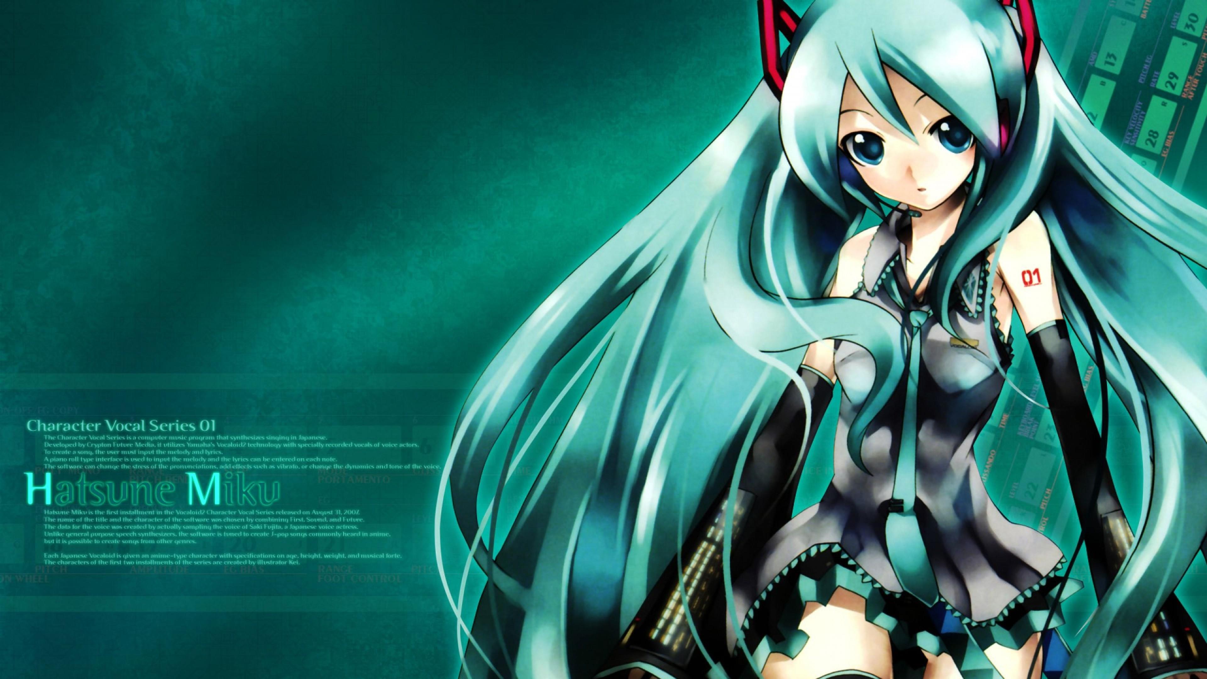 3840x2160 Awesome and Cool Miku Hatsune wallpaper available on Google Chrome theme maker available on my account