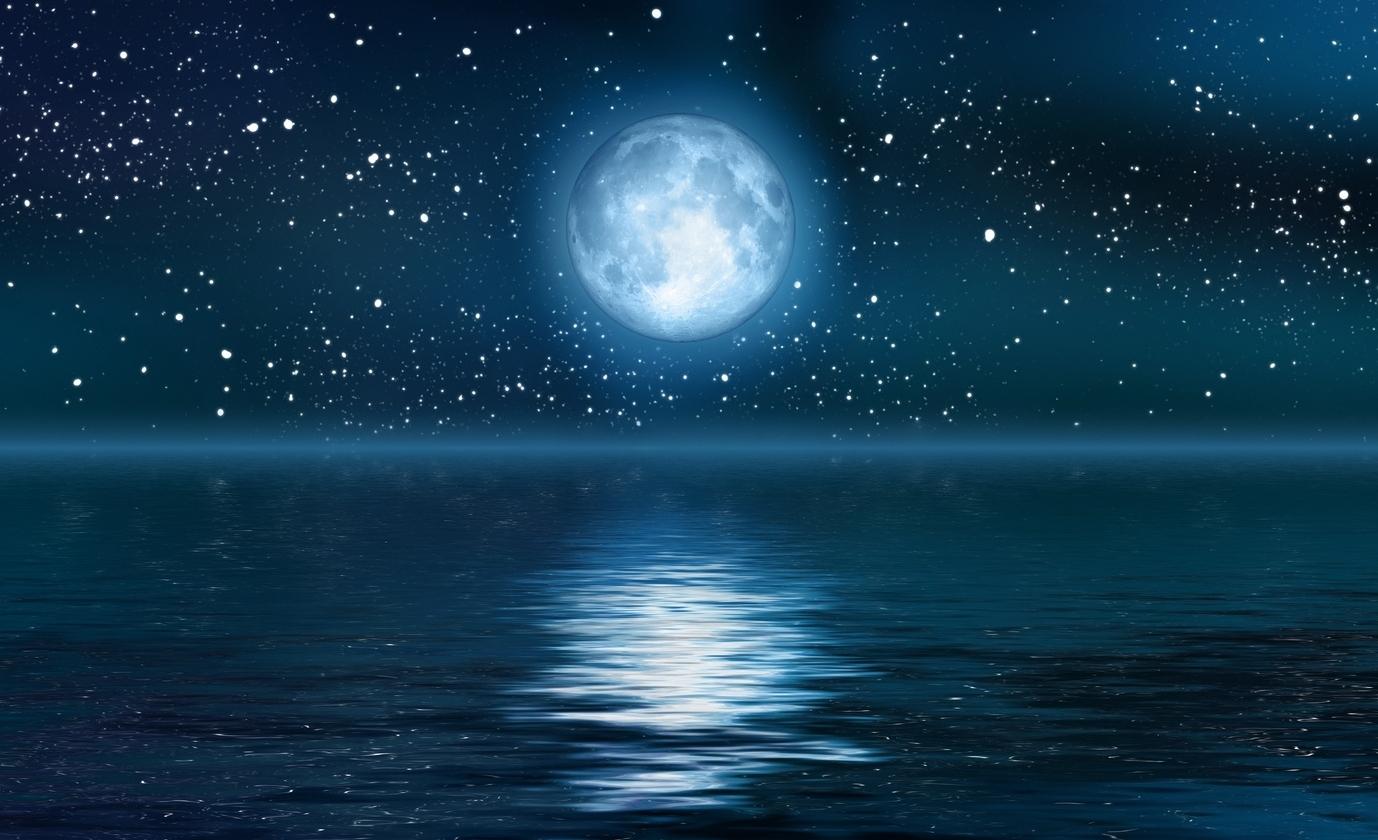 1378x840 Moon And Stars Background