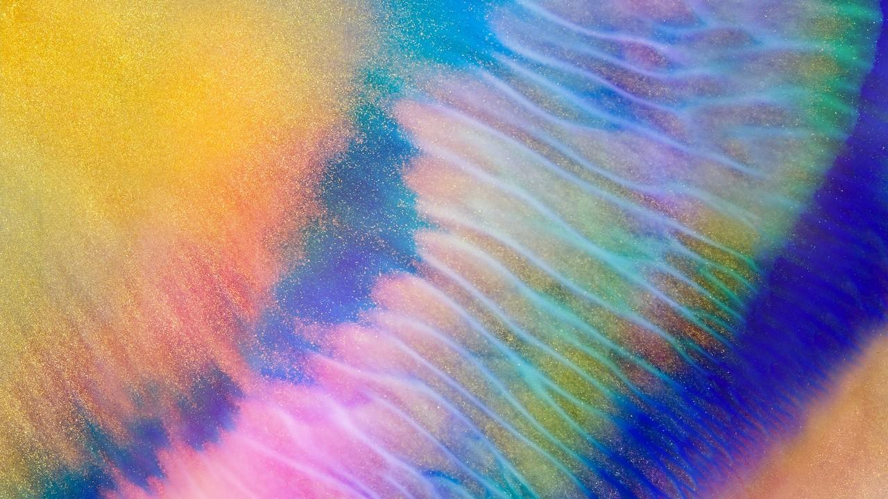 1280x720 Flowing Colored Sand Wallpaper 3D Models. Free
