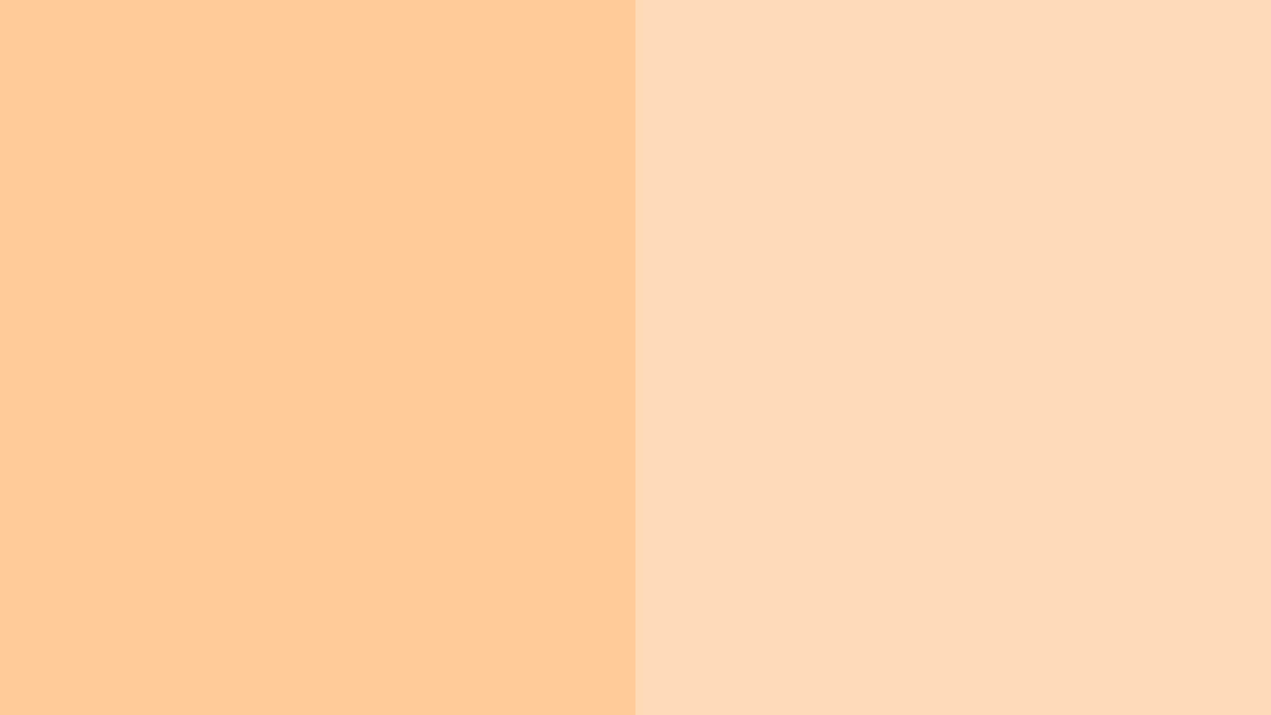 2560x1440 Free download resolution Peach orange and Peach Puff solid two color background [2560x1440] for your Desktop, Mobile & Tablet. Explore Peach Color Wallpaper. Peach Wallpaper for House Walls, Peach