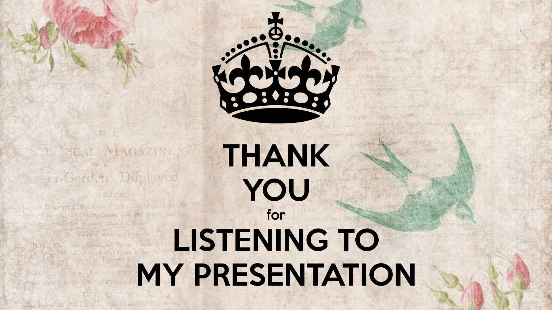 1920x1080 Powerpoint Thank You wallpaper, Thanks for the Slide ends