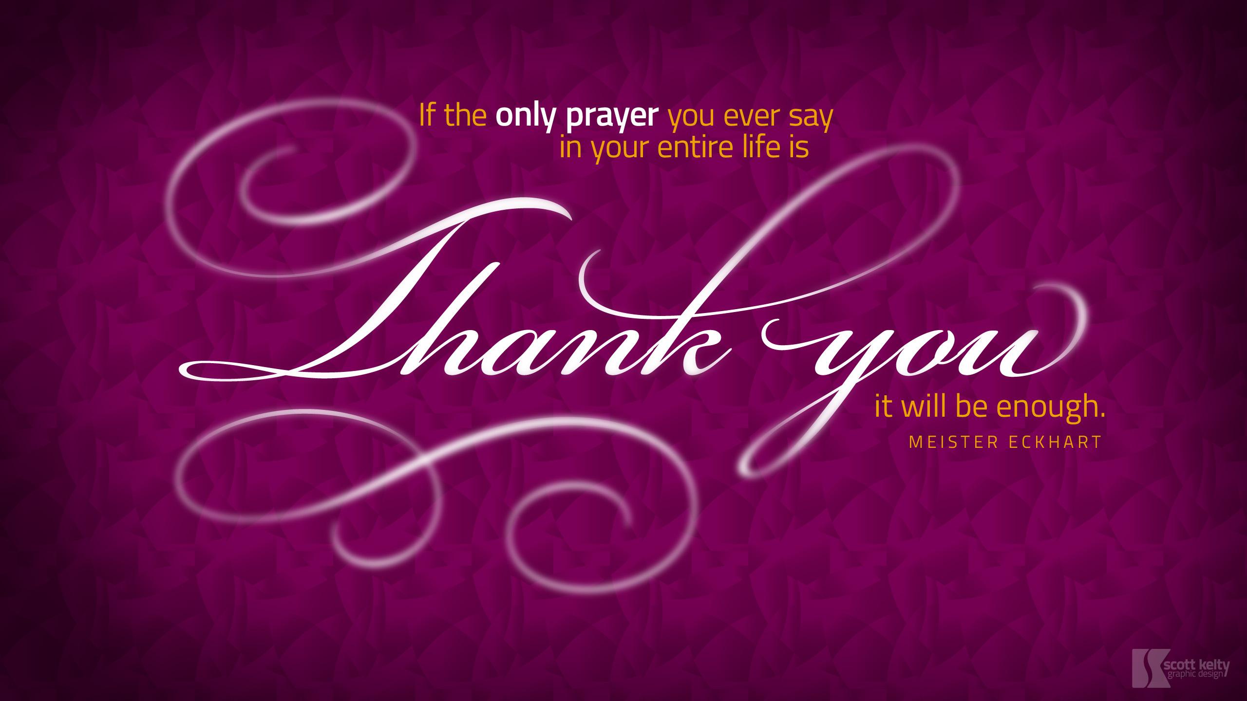 2560x1440 High HD Quality Thank You Wallpaper