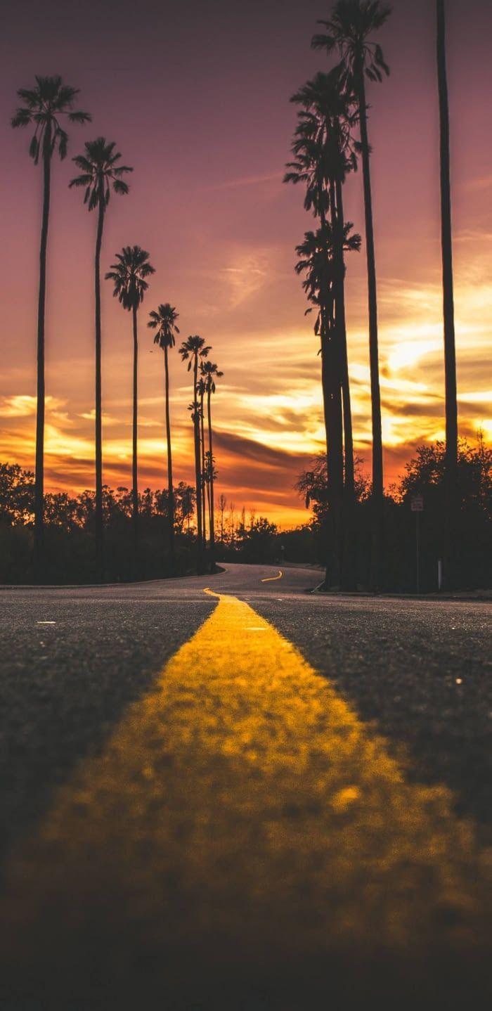 700x1438 Scenic #road #wallpaper #random #photography. Sunset wallpaper, California wallpaper, Landscape wallpaper