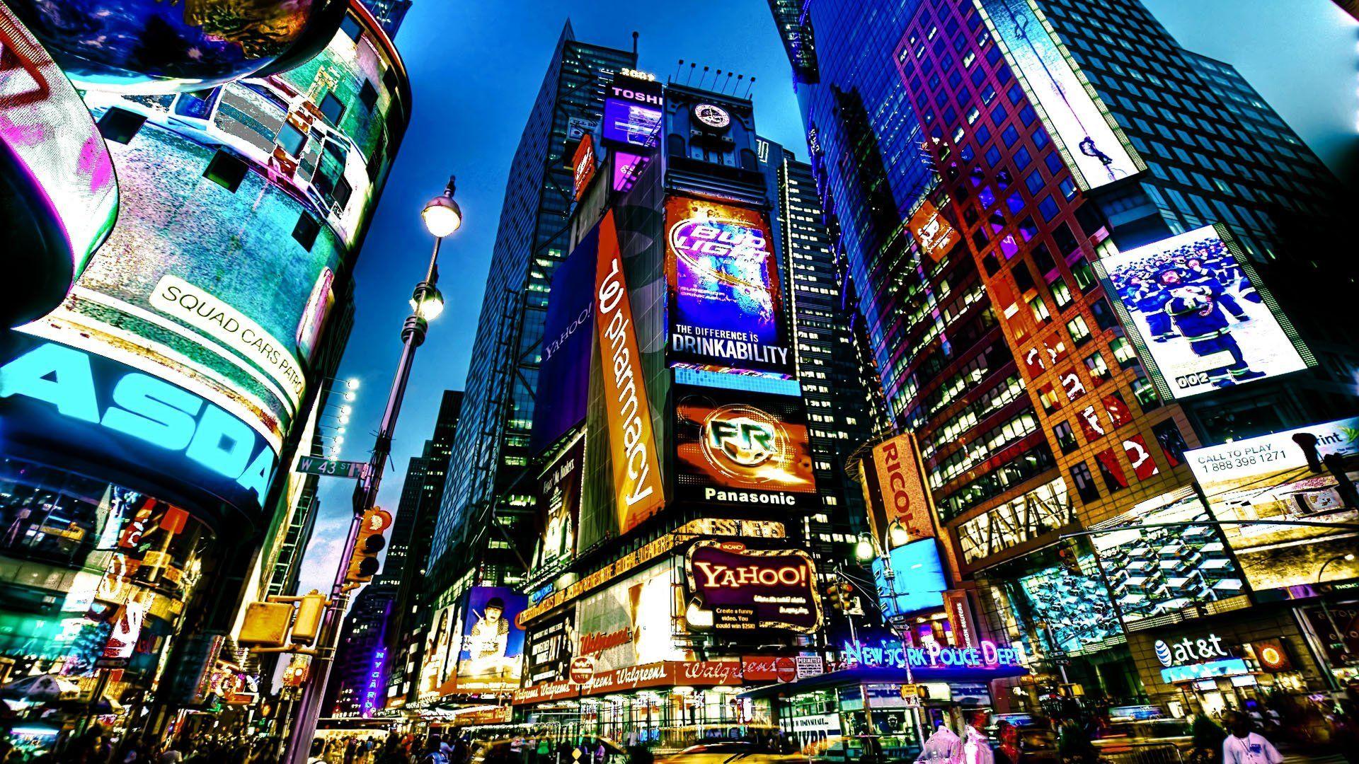 1920x1080 Times Square New Year