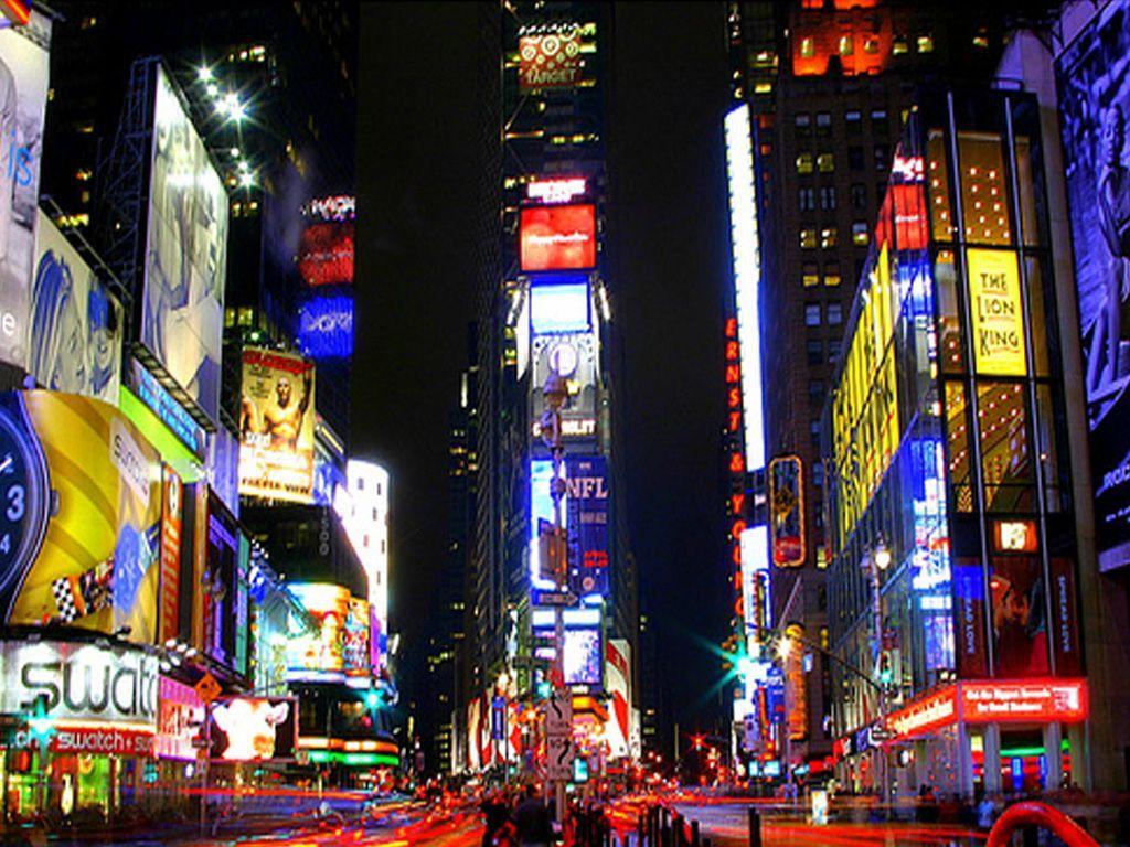 1024x768 Times Square New Year Wallpaper. HD Wallpaper. Times