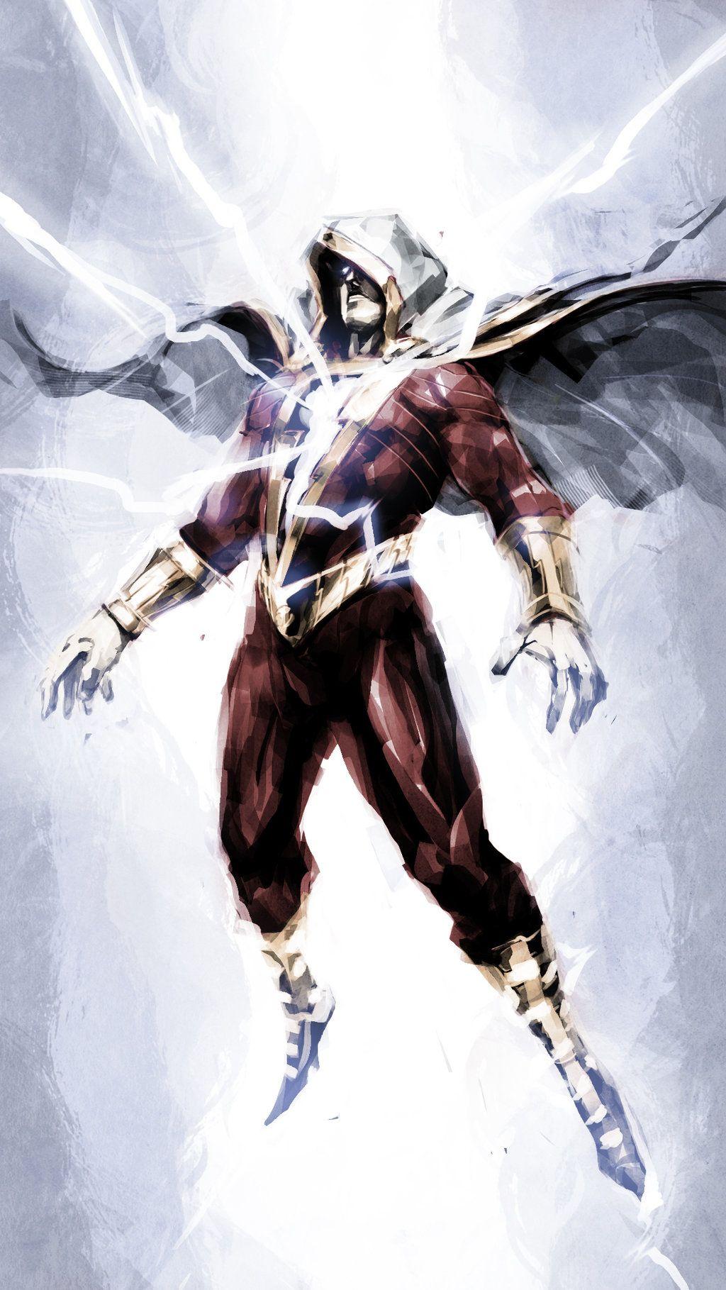1024x1819 Shazam DC Comics Wallpaper