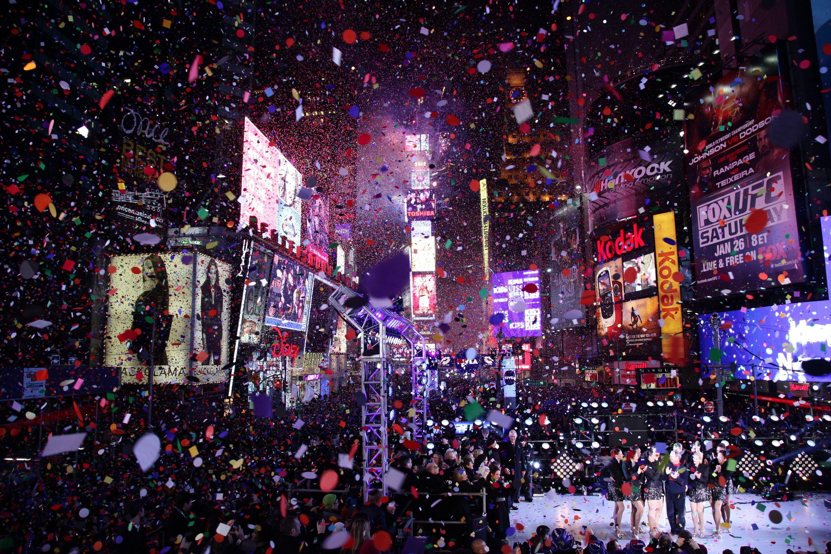 2784x1856 New Year, New York HD Wallpaper