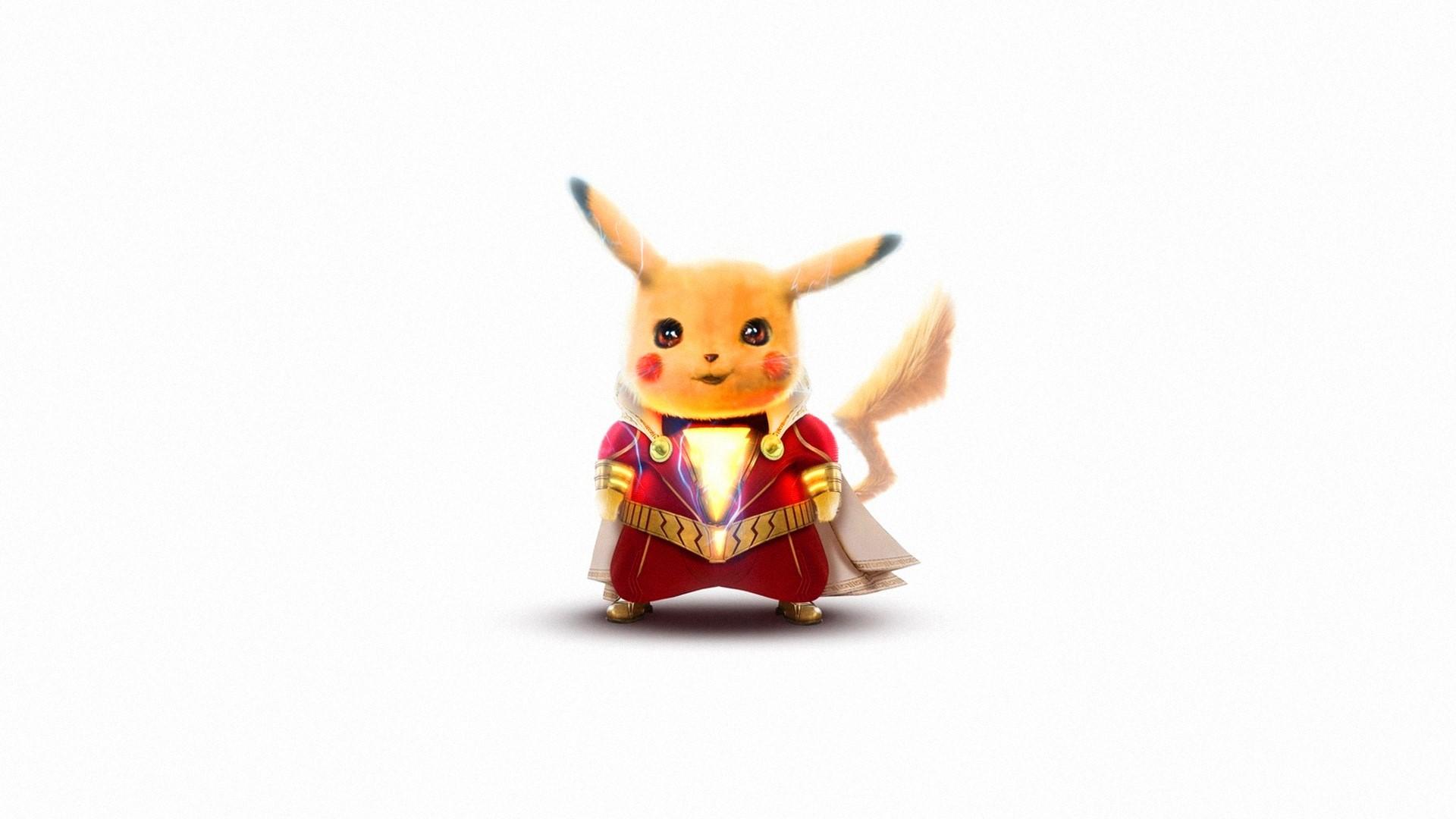 1920x1080 Shazam, Pikachu, comics, DC Comics. Mocah HD Wallpaper