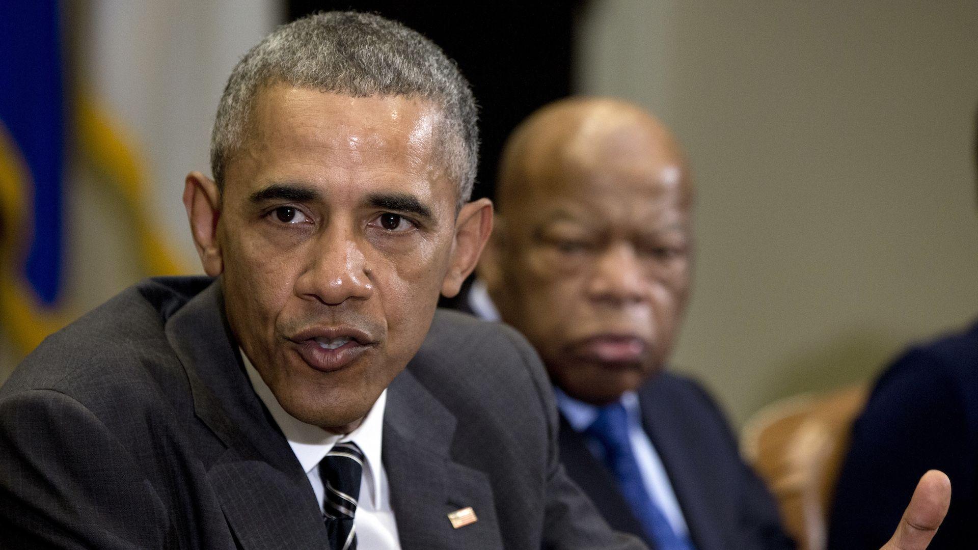 1920x1080 Obama meets with Black Lives Matter leaders and activists
