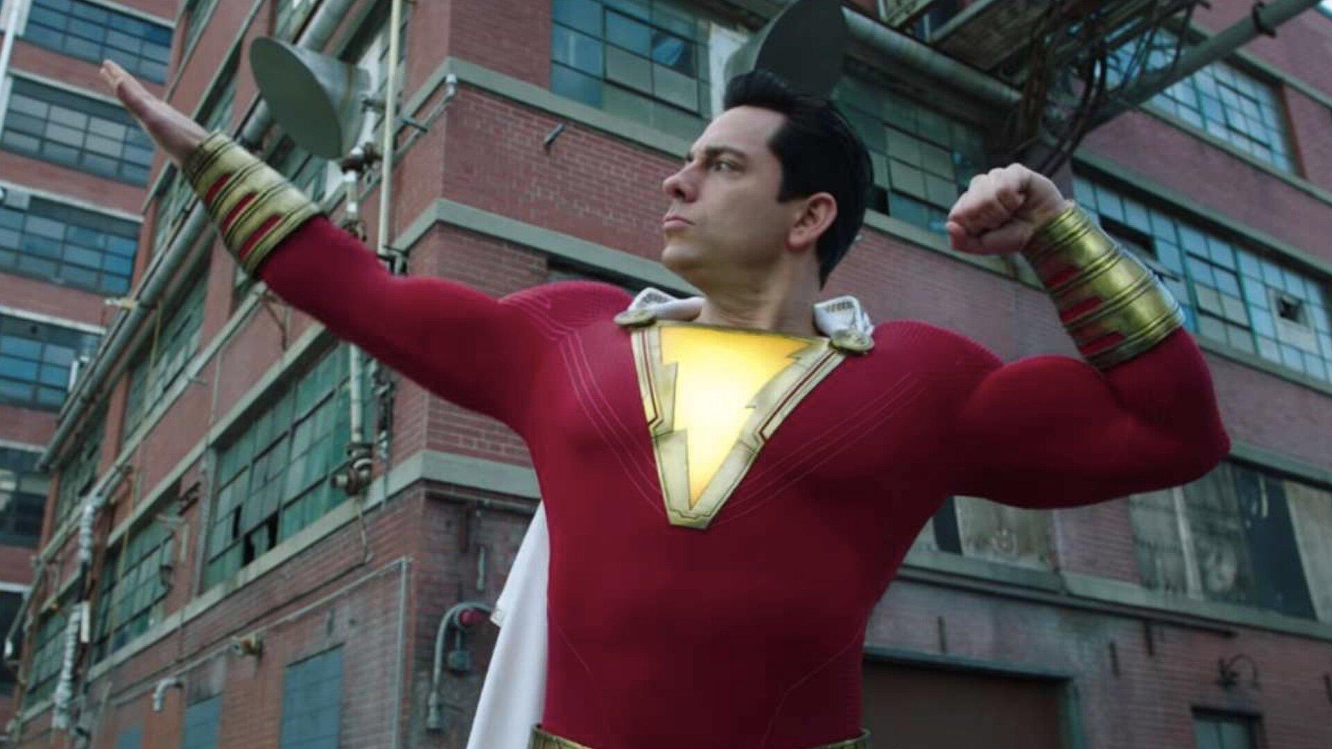 1920x1080 SHAZAM! FURY OF THE GODS Teaser Clip and Set Photo Show Off Zachary Levi's New Superhero Costume