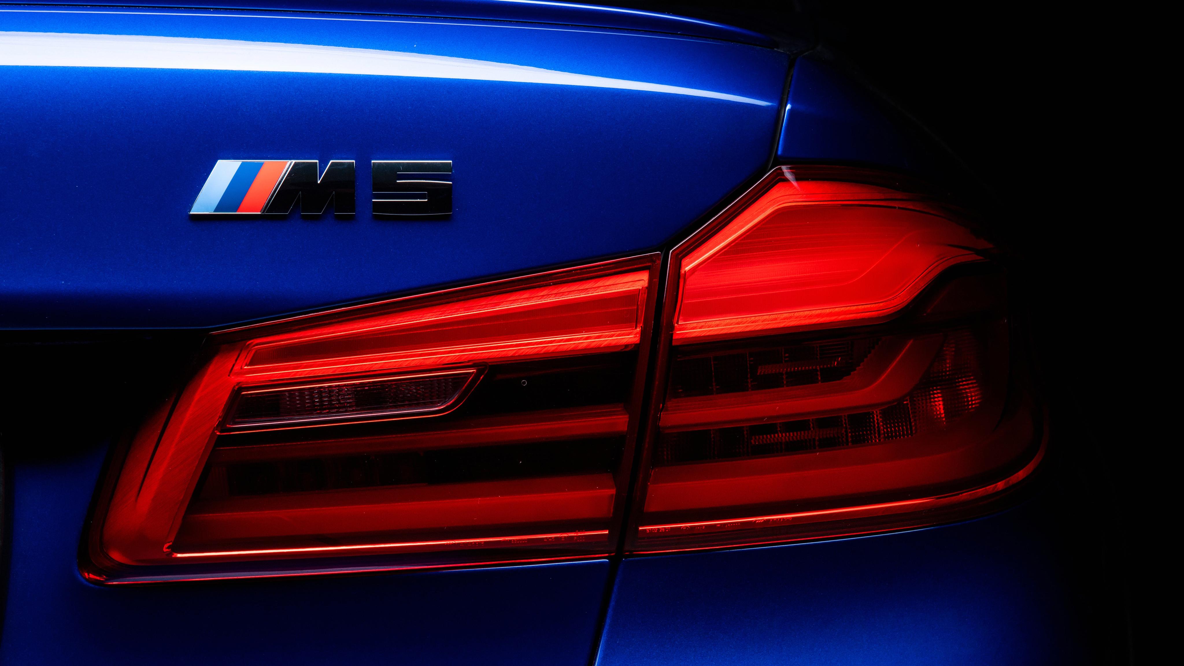 4096x2304 BMW M5 LED Tail Lights 4K Wallpaper. HD Car Wallpaper