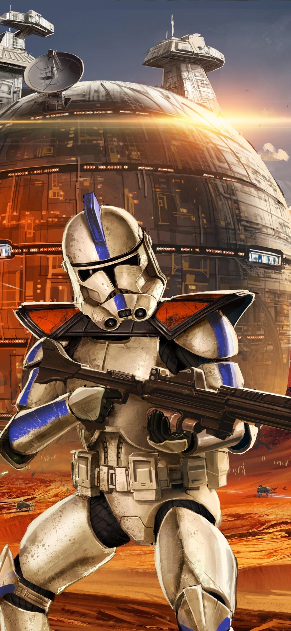 1242x2688 Star Wars Clone Trooper Wallpaper HD Wallpaper