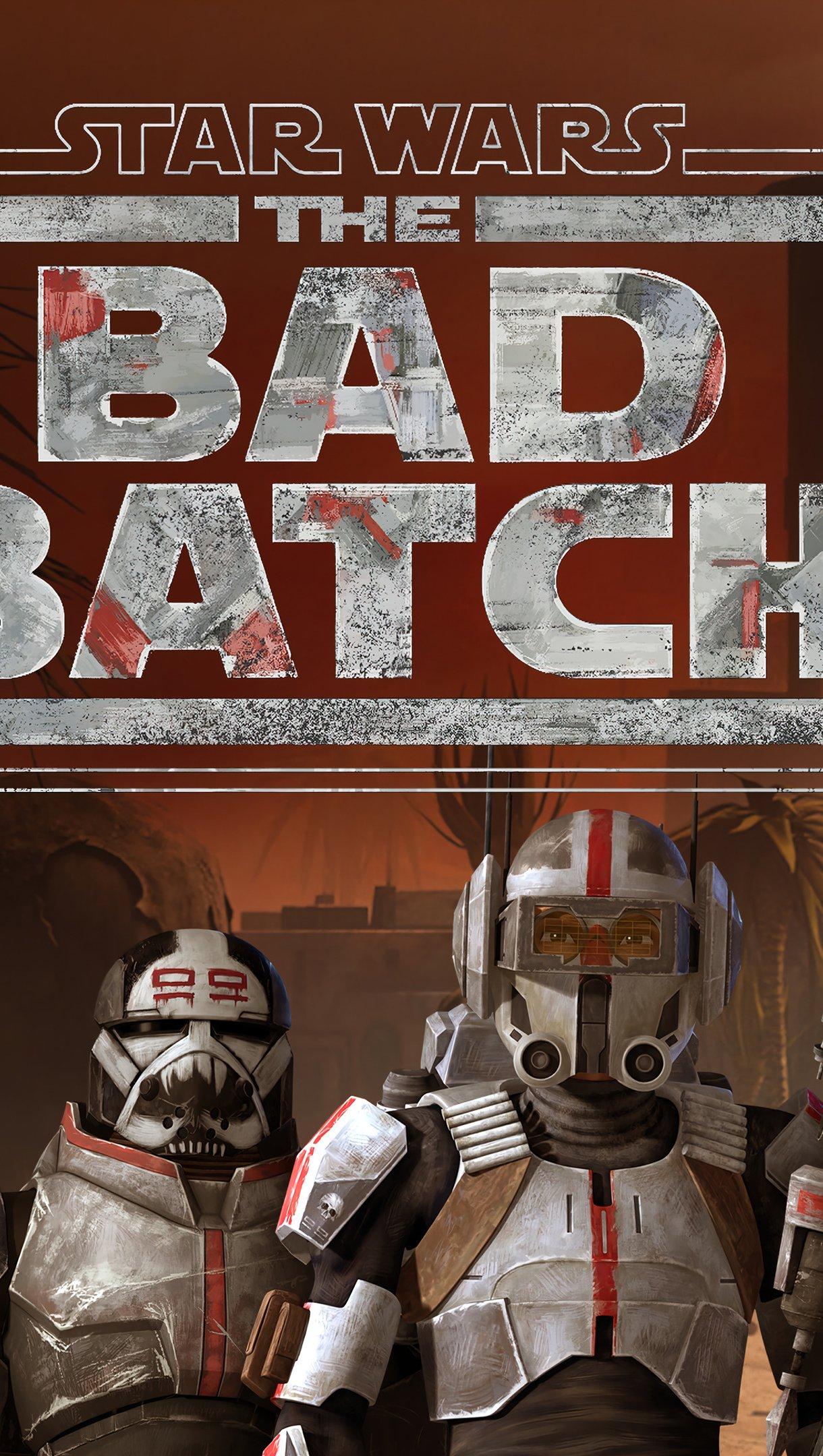 1220x2160 Star Wars The Bad Batch Members Clone Trooper Wallpaper 4k Ultra HD