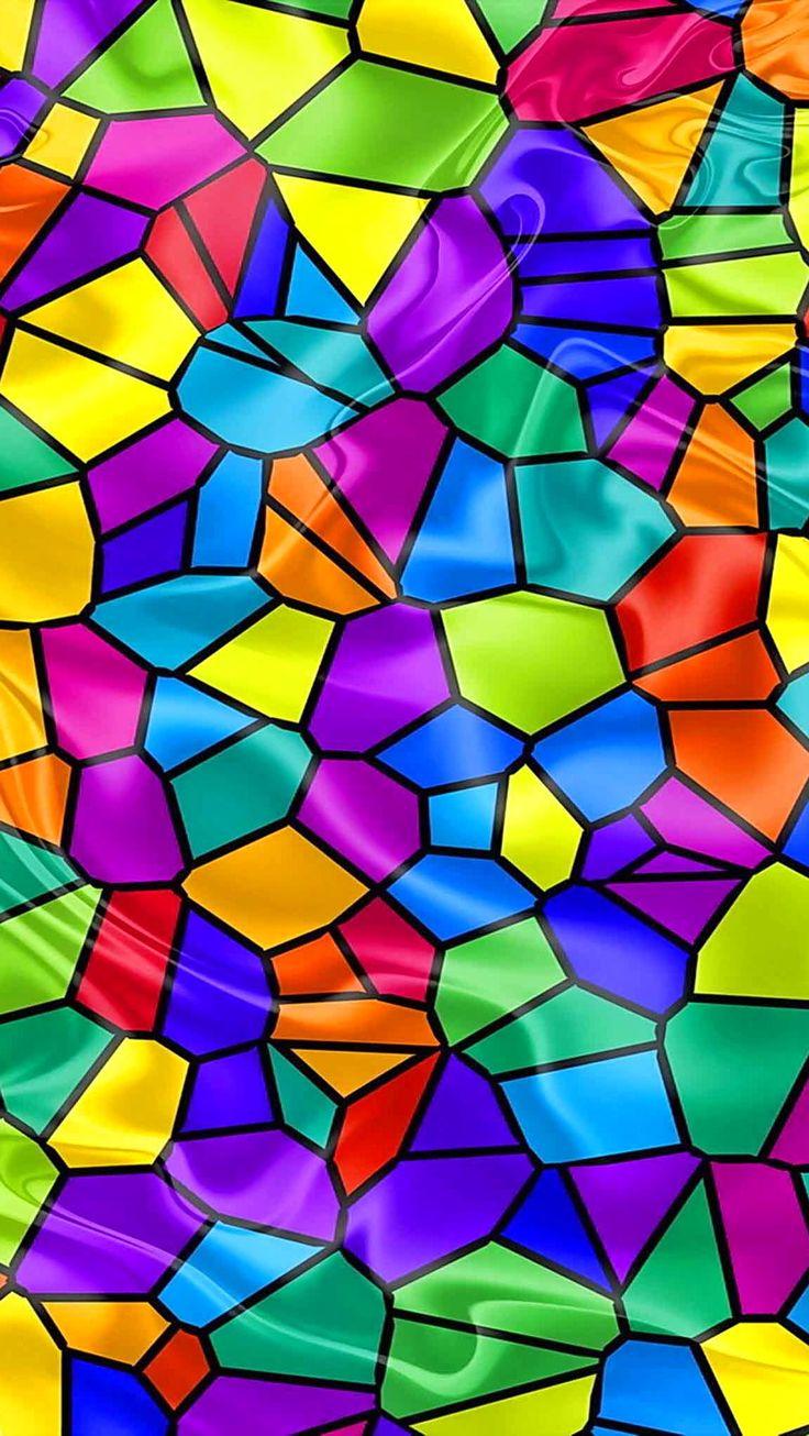 736x1306 HD iPhone wallpaper Stain glass. Abstract art wallpaper, Rainbow wallpaper, Wallpaper