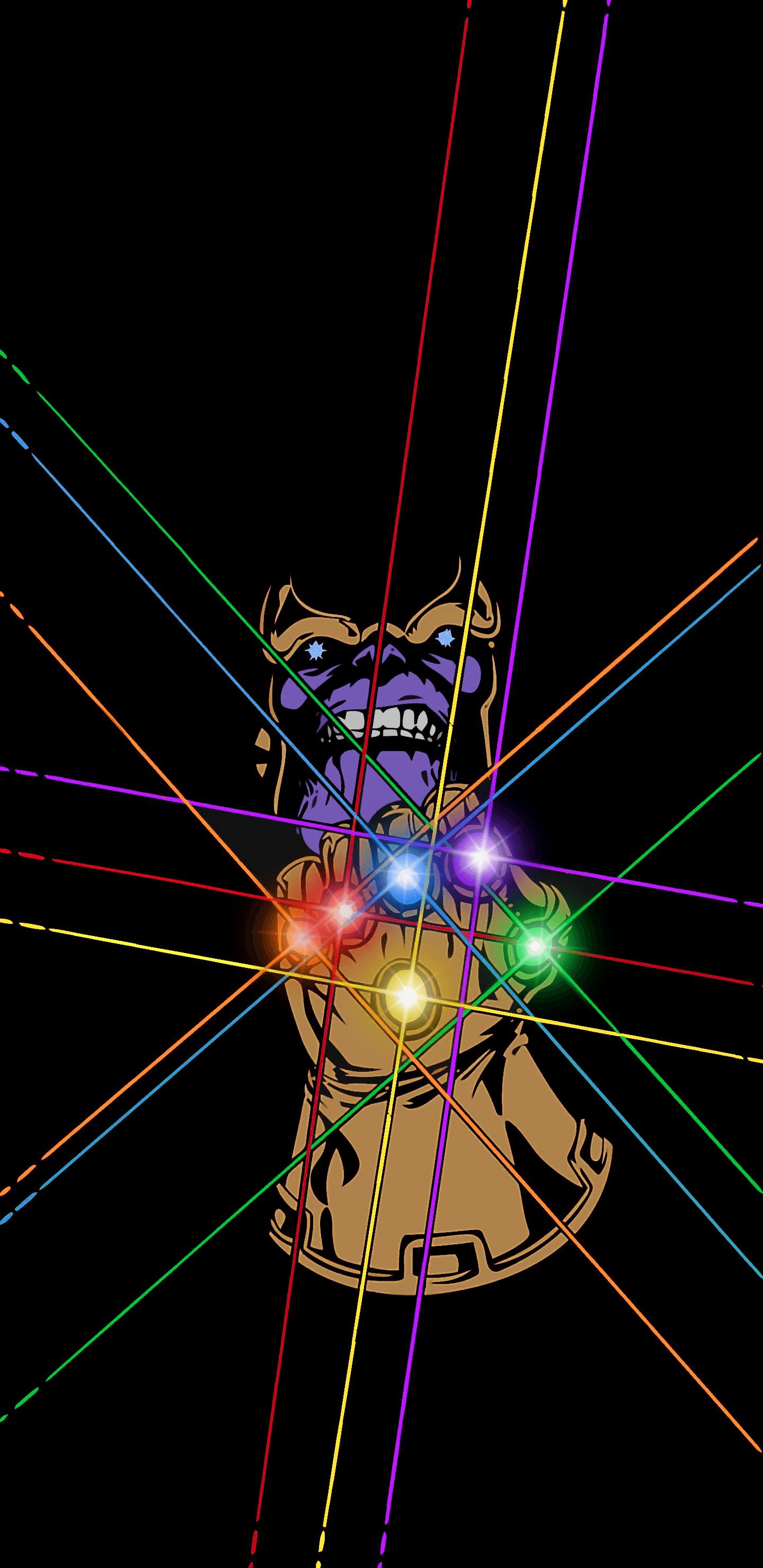 1440x2960 Edited a Thanos mobile wallpaper that I found on this sub to
