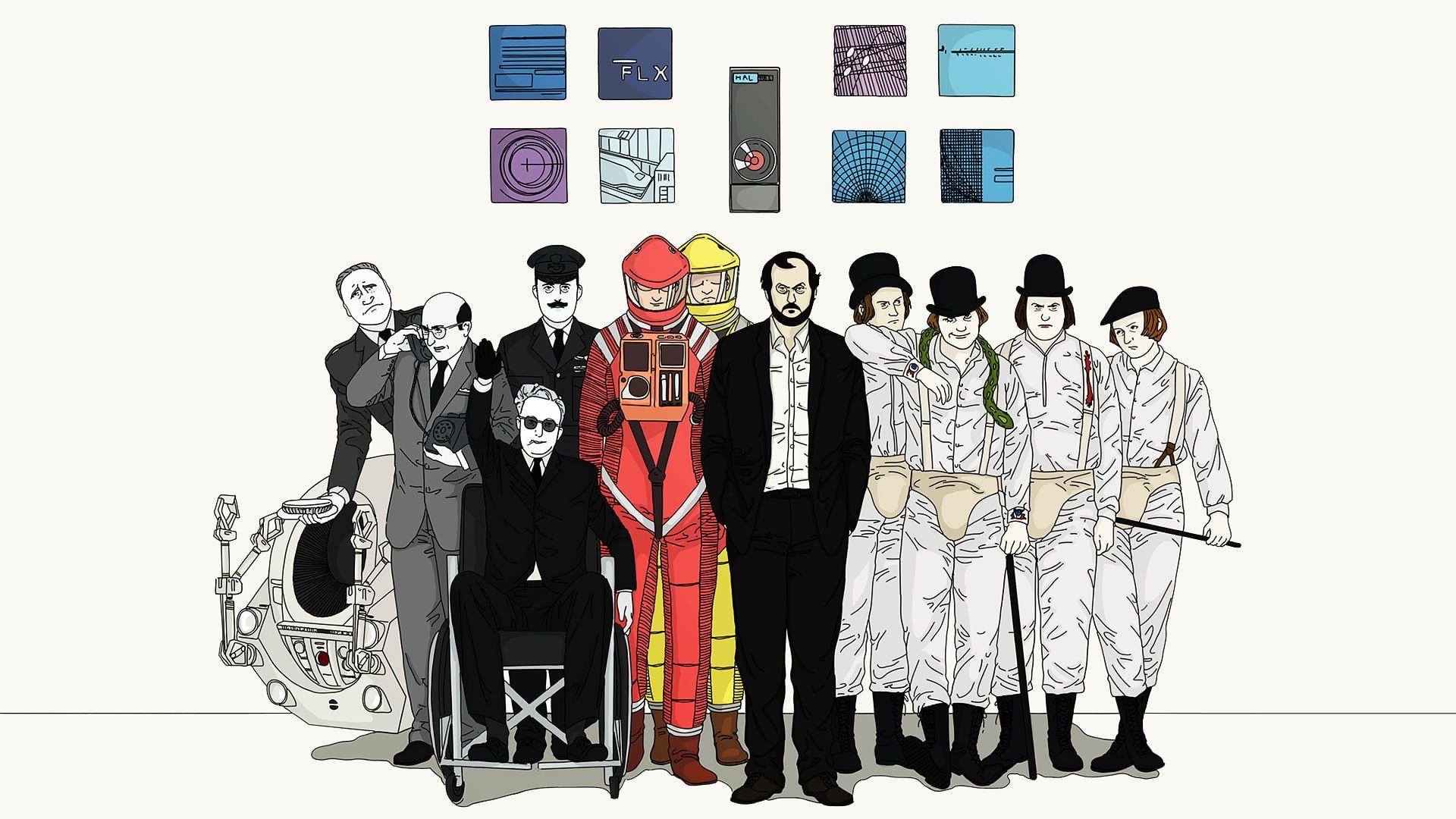 1920x1080 movies Buck Tugdirson Dr. Strangelove #Wheelchair Dave Bowman Film directors #Droogs A Clockwork Orange Merki. Clockwork orange, Space odyssey, Wallpaper dekstop