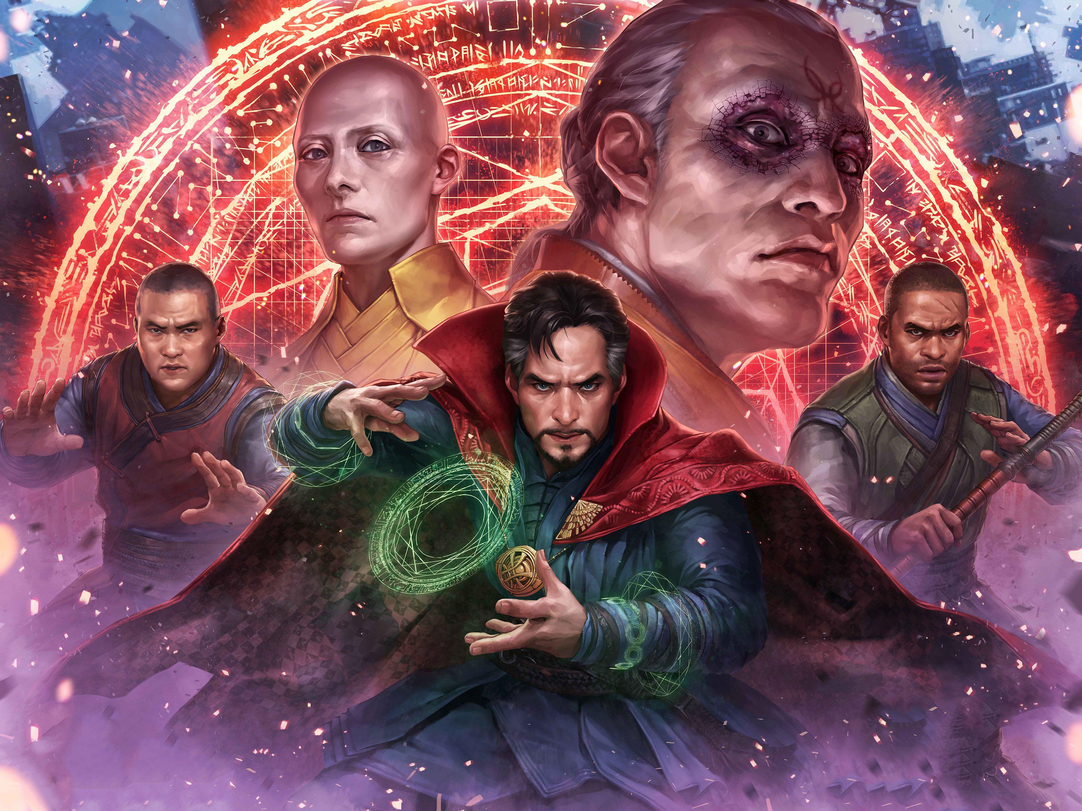 3500x2625 Wallpaper 4k Marvel Future Fight Doctor Strange 4k Wallpaper