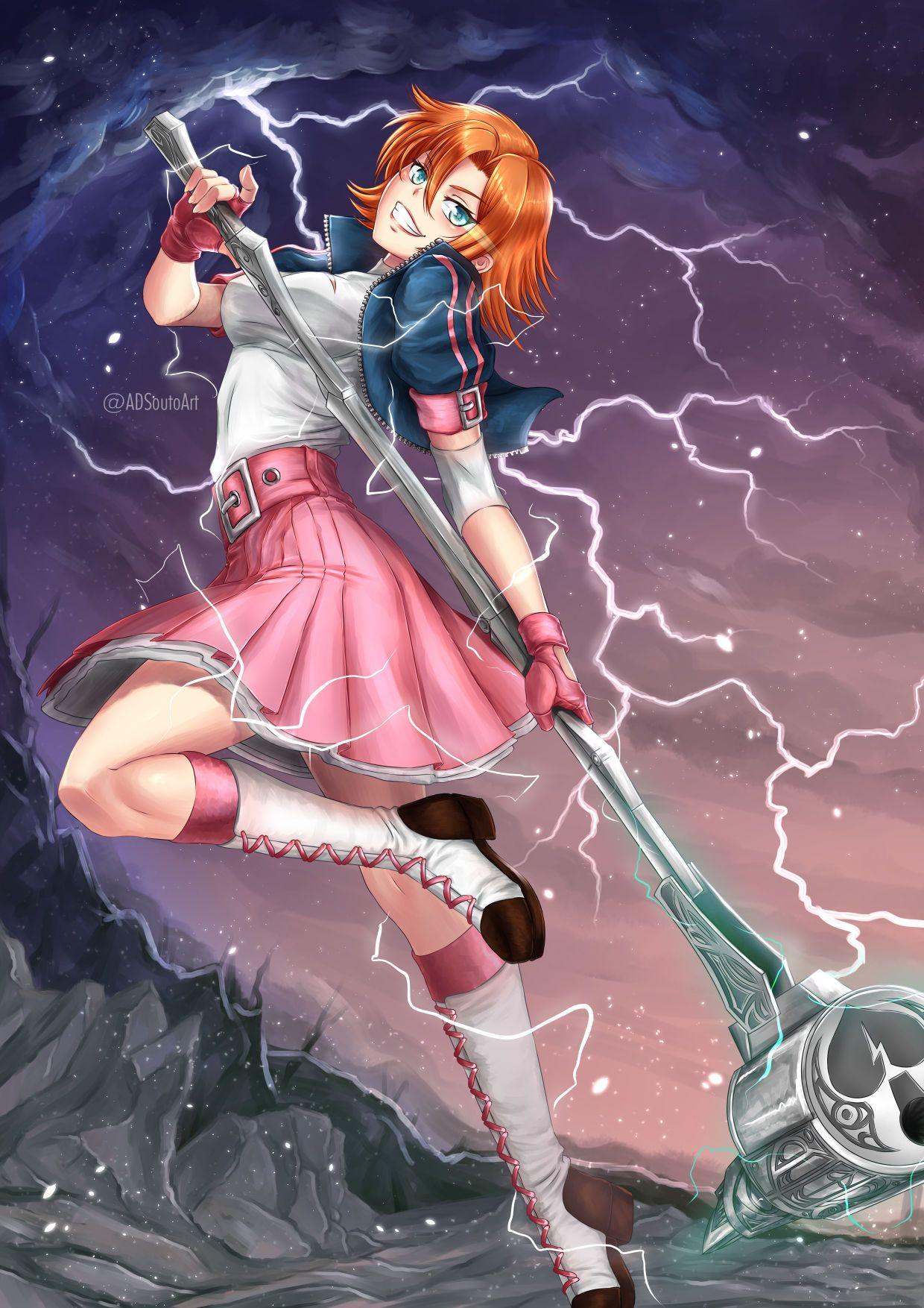 1240x1754 Check out this awesome piece by ADSoutoArt on #DrawCrowd #rwby #fanart #nora #valkyrie #jnpr. Rwby characters, Rwby anime, Rwby fanart