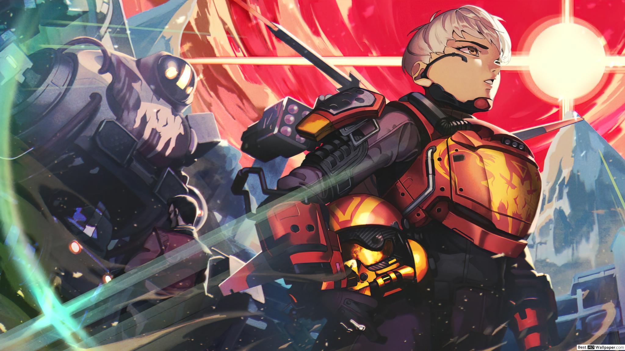 2048x1152 Warrior 'Valkyrie' (Anime FA) Legends (Video Game) HD wallpaper download