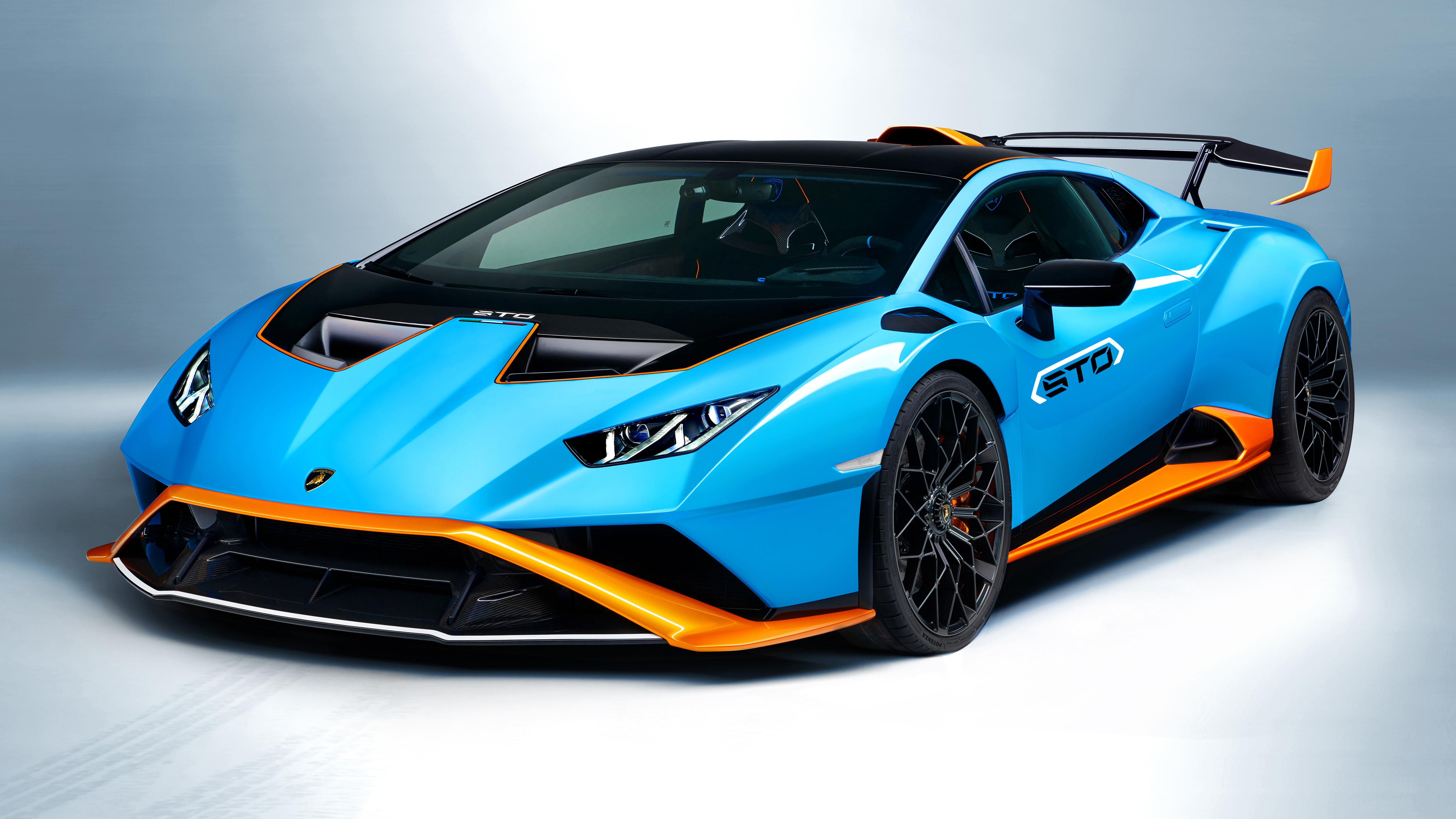 5120x2880 Lamborghini Huracán STO 2021 5K Wallpaper. HD Car Wallpaper
