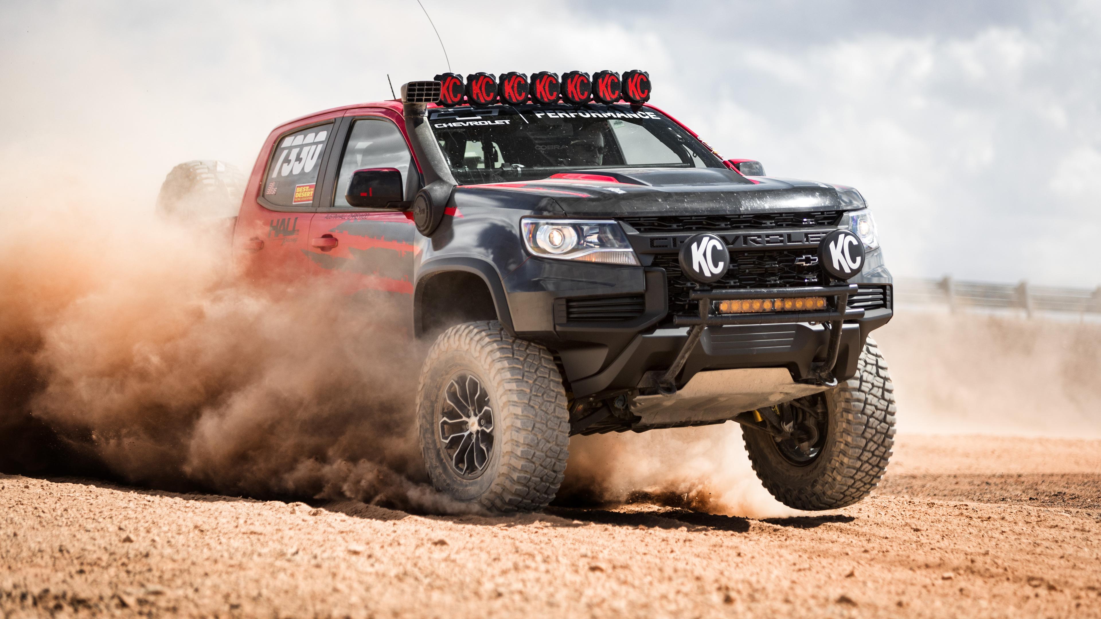 3840x2160 Wallpaper 4k 2021 Chevrolet Colorado ZR2 Race Truck Wallpaper