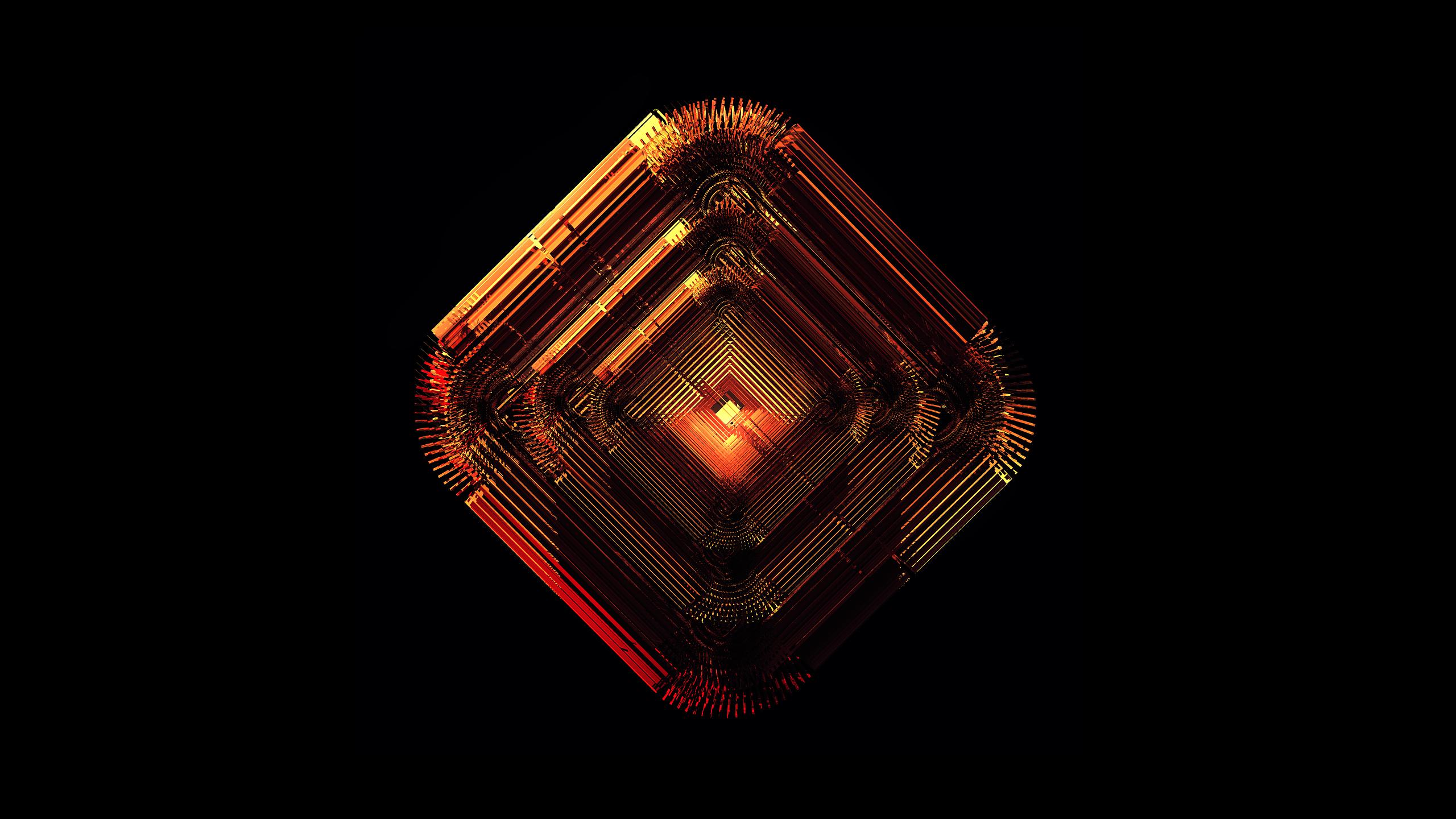 2560x1440 Abstract Facets HD Wallpaper