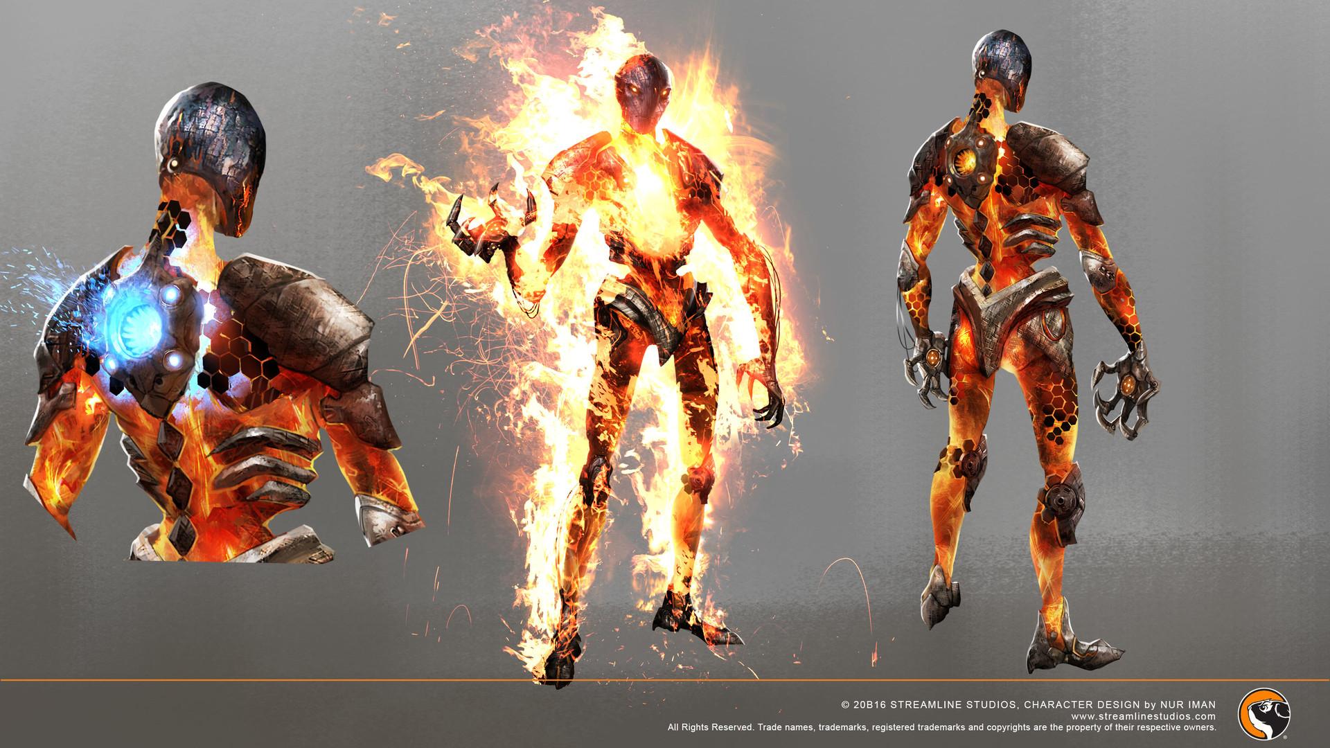 1920x1080 Character Concept for Cinder Killer instinct., Nur Iman