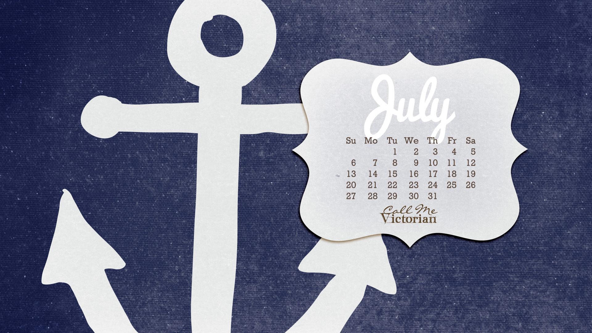 1920x1080 July 2014 Desktop Wallpaper & Free Printable Anchor Art. Call Me