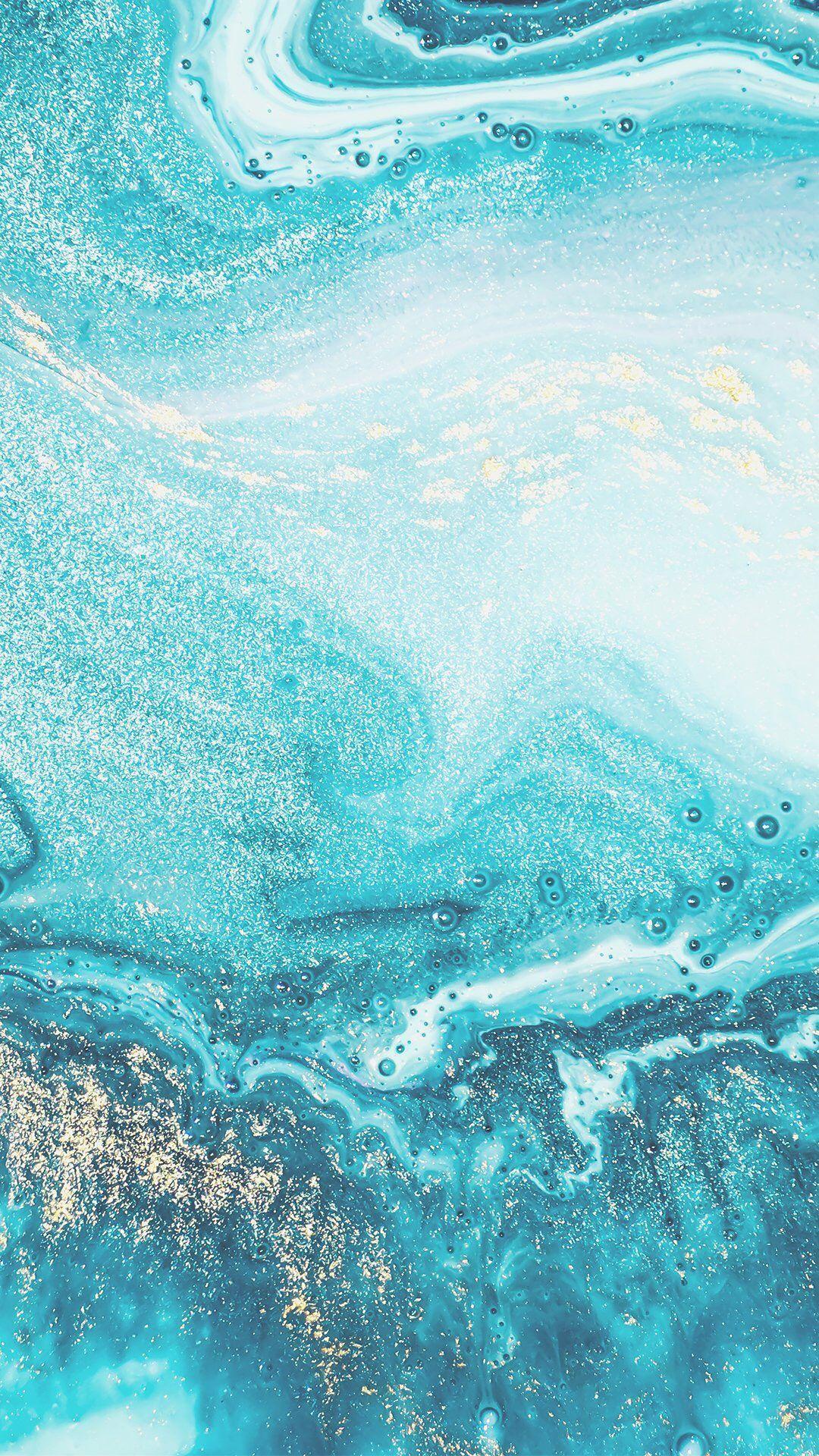 1080x1920 Blue Aesthetic Marble Wallpaper
