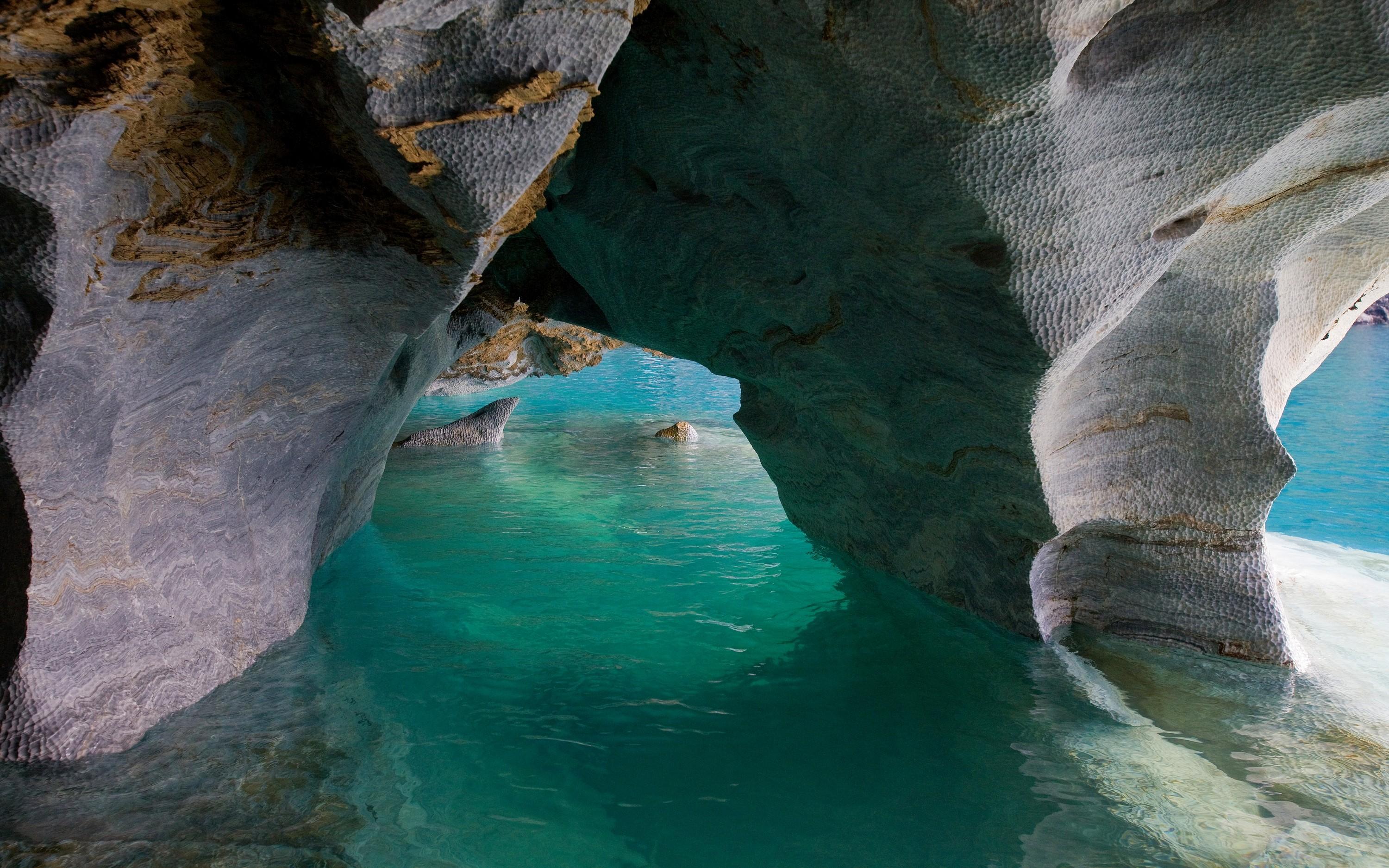3000x1875 #cathedral, #lake, #erosion, #landscape, #nature, #Chile, #water, #turquoise, #cave, #marble, wallpaper. Mocah HD Wallpaper