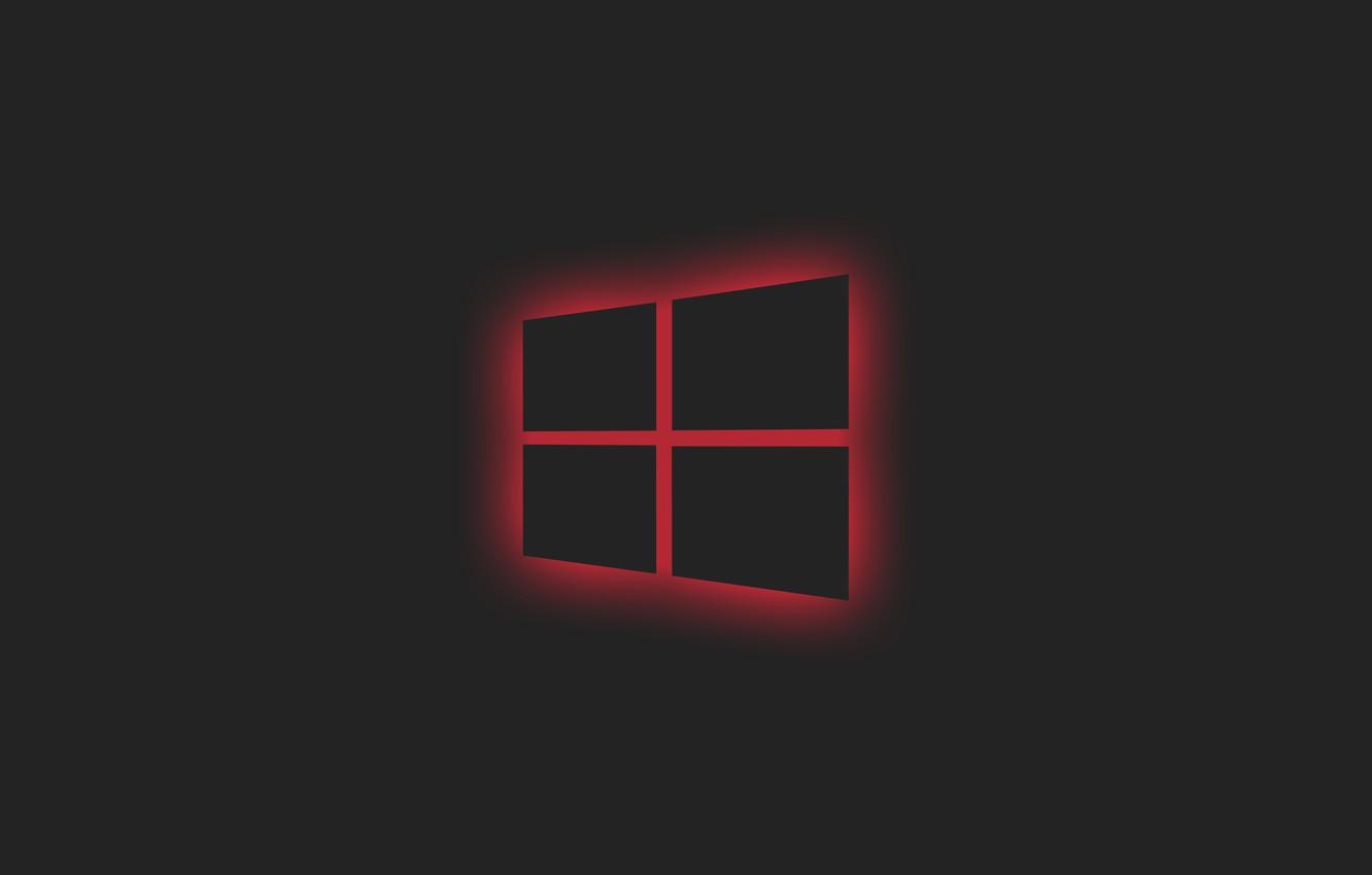 1332x850 Wallpaper Minimalism, Window, Windows, Logo, Glow Image For Desktop, Section Hi Tech