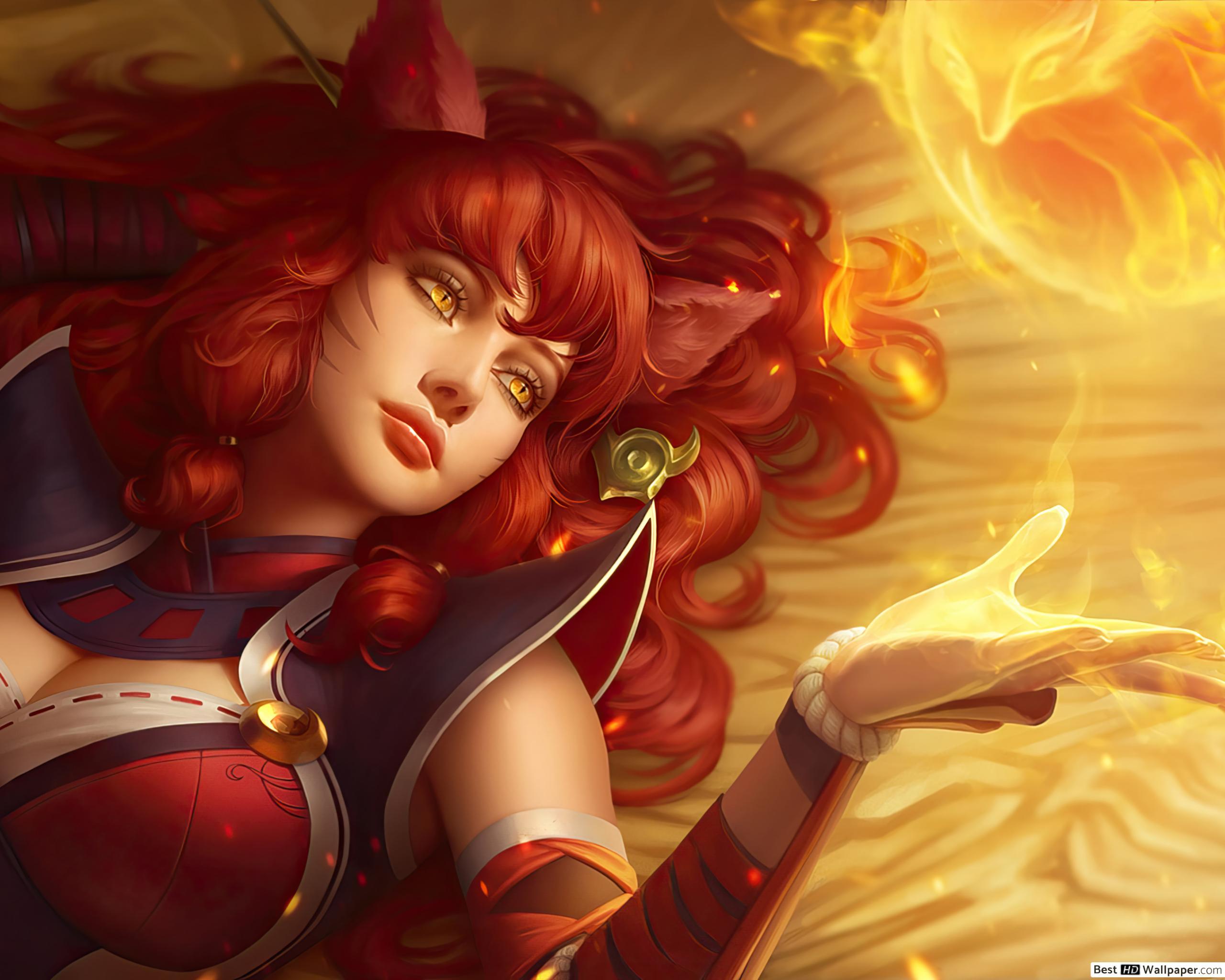 2560x2048 League of Legends [LOL] Ahri (Wild Rift) HD wallpaper download