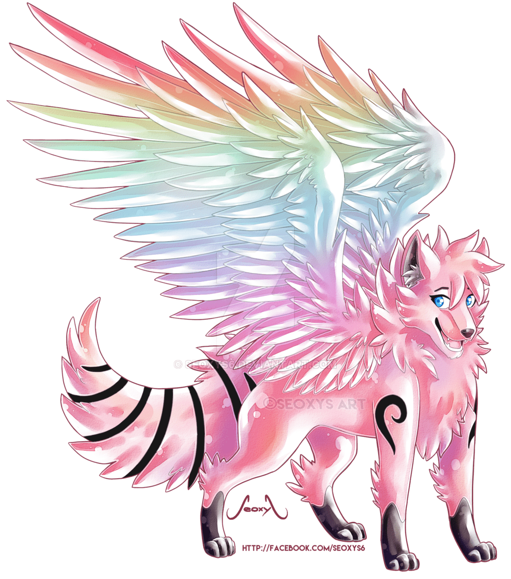 1024x1160 Best Collections Cute Wolves With Wings