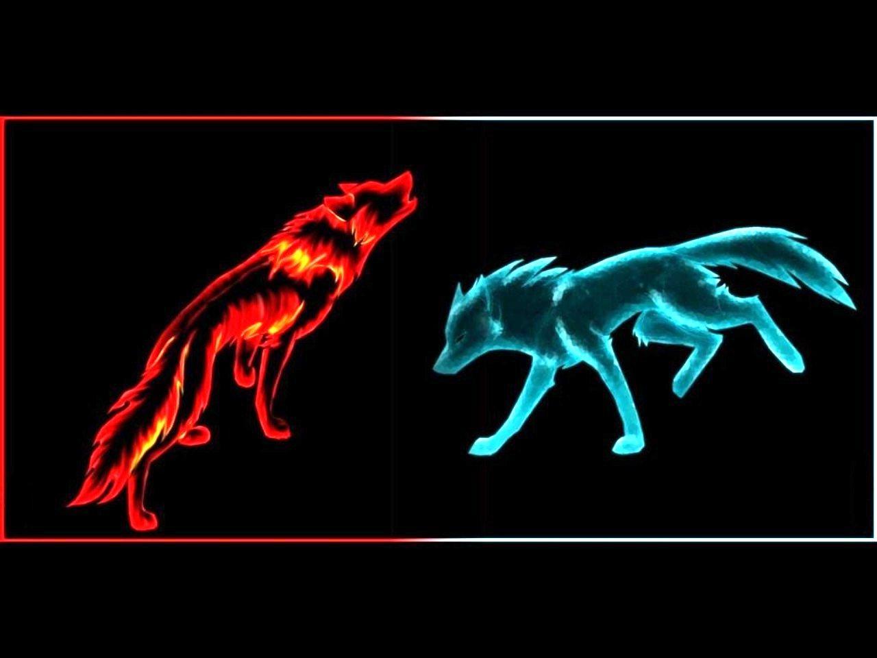 1280x960 Ice Wolf Wallpaper