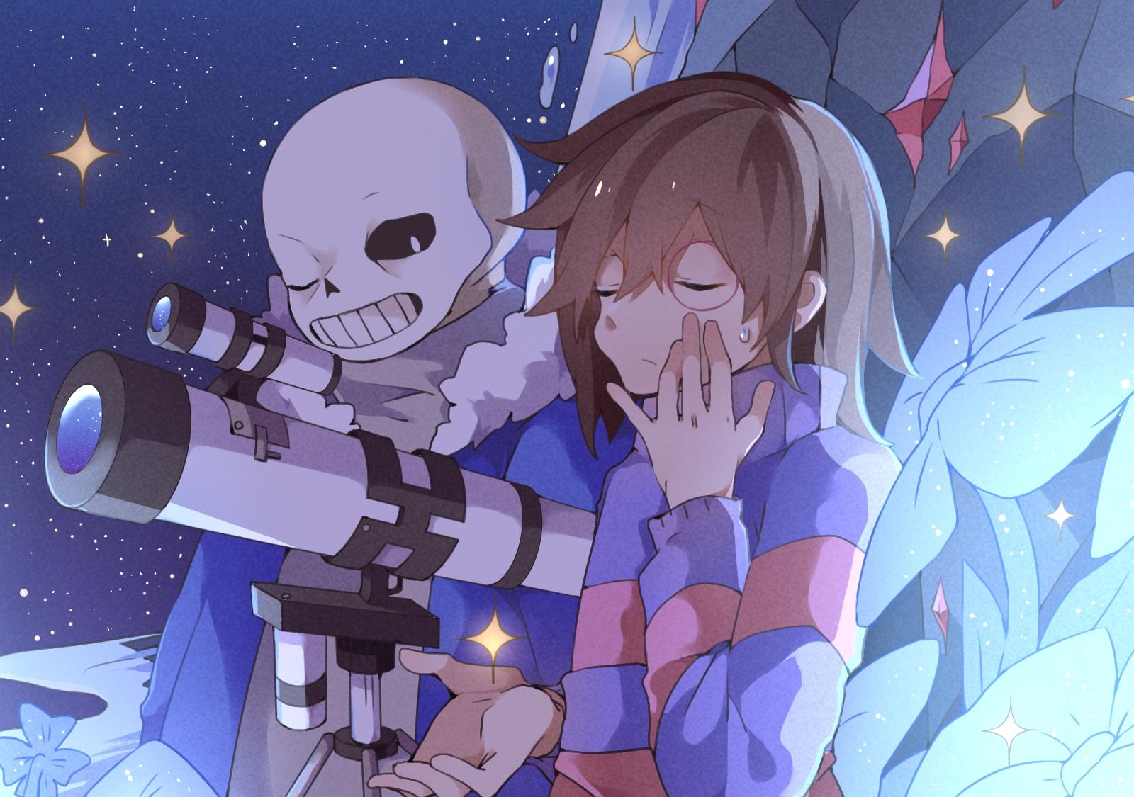 1600x1125 Desktop Wallpaper Frisk, Sans, Undertale Video Game, HD Image, Picture, Background, Iuohmw