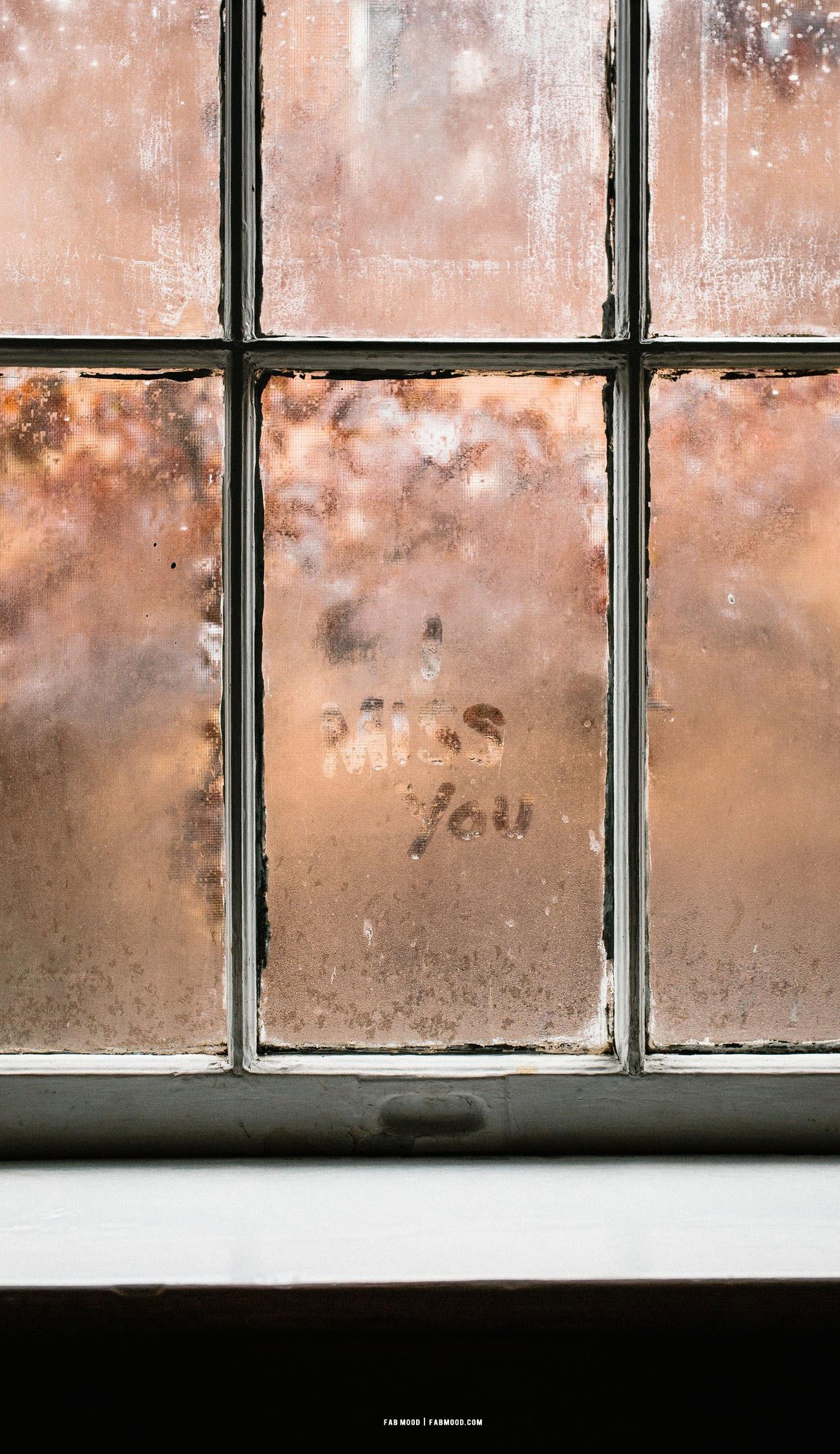 1300x2250 Aesthetic Brown Wallpaper : Miss You Aesthetic Brown Wallpaper