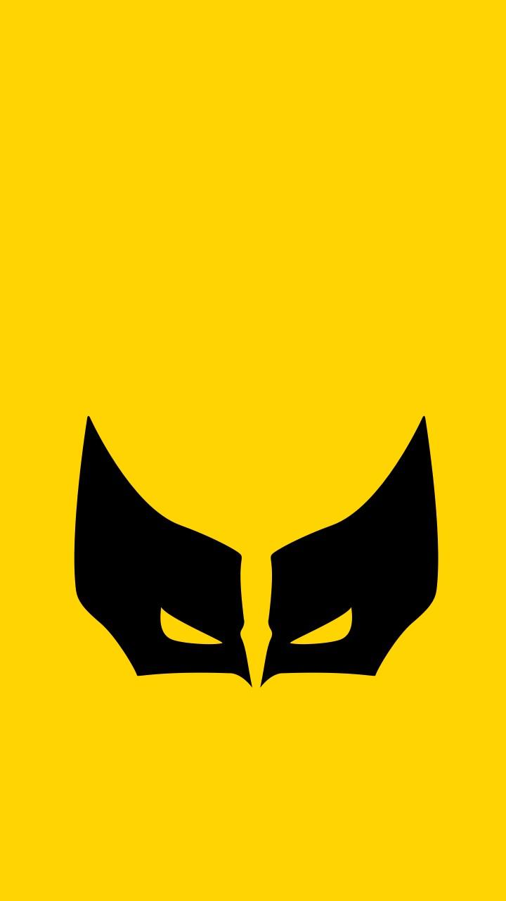 720x1280 X Men Wolverine Logo Yellow HD Minimal Wallpaper