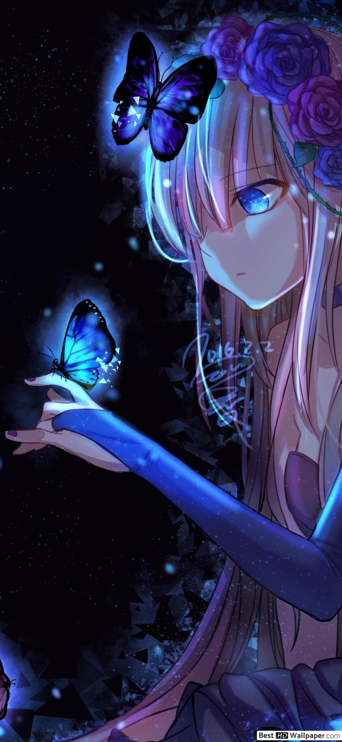 1125x2436 The Best Anime Girl Wallpaper