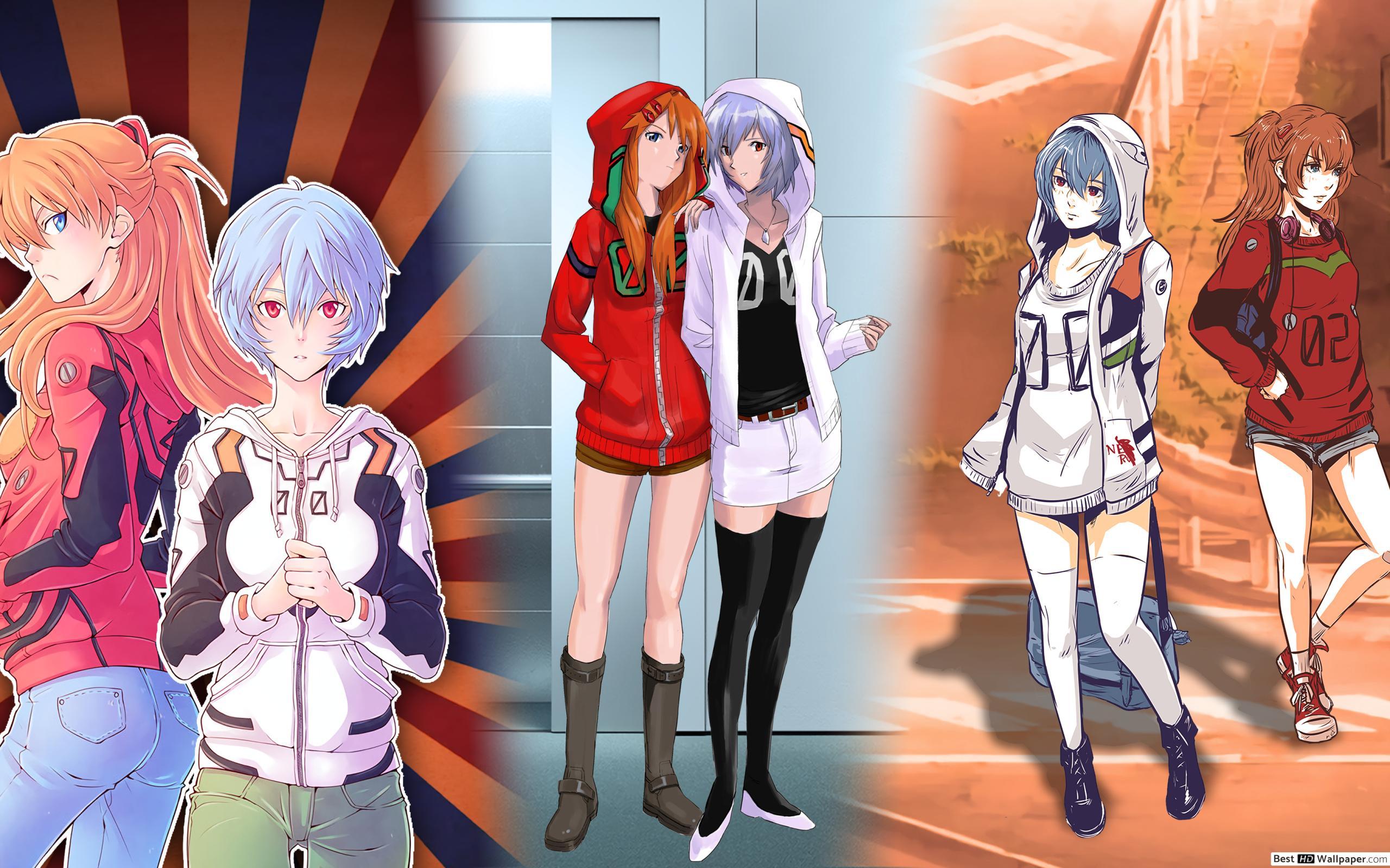 2560x1600 Hoodie Anime Girl Wallpaper