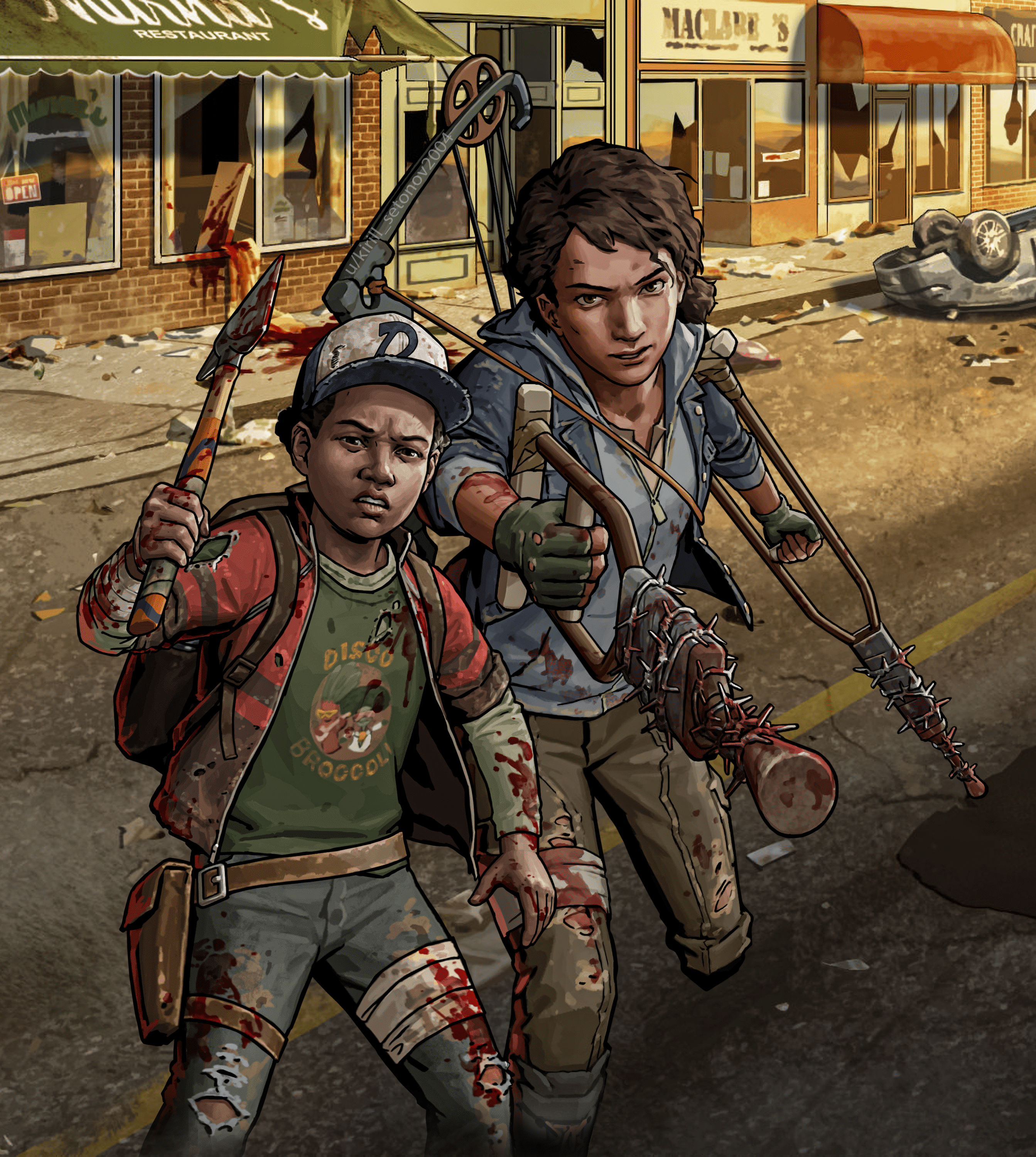 2686x3000 Free download TWDRTS Clementine and AJ Phone Wallpaper [2686x3000] for your Desktop, Mobile & Tablet. Explore Clementine Wallpaper